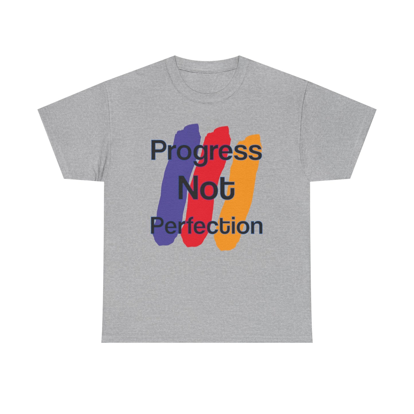 Wear the Win β Progress Is the Real Power ππ¨ - Motivational Unisex Tee | Progress Not Perfection, Casual Wear, Gifts for Dreamers, Self-Improvement, Inspirational Apparel
