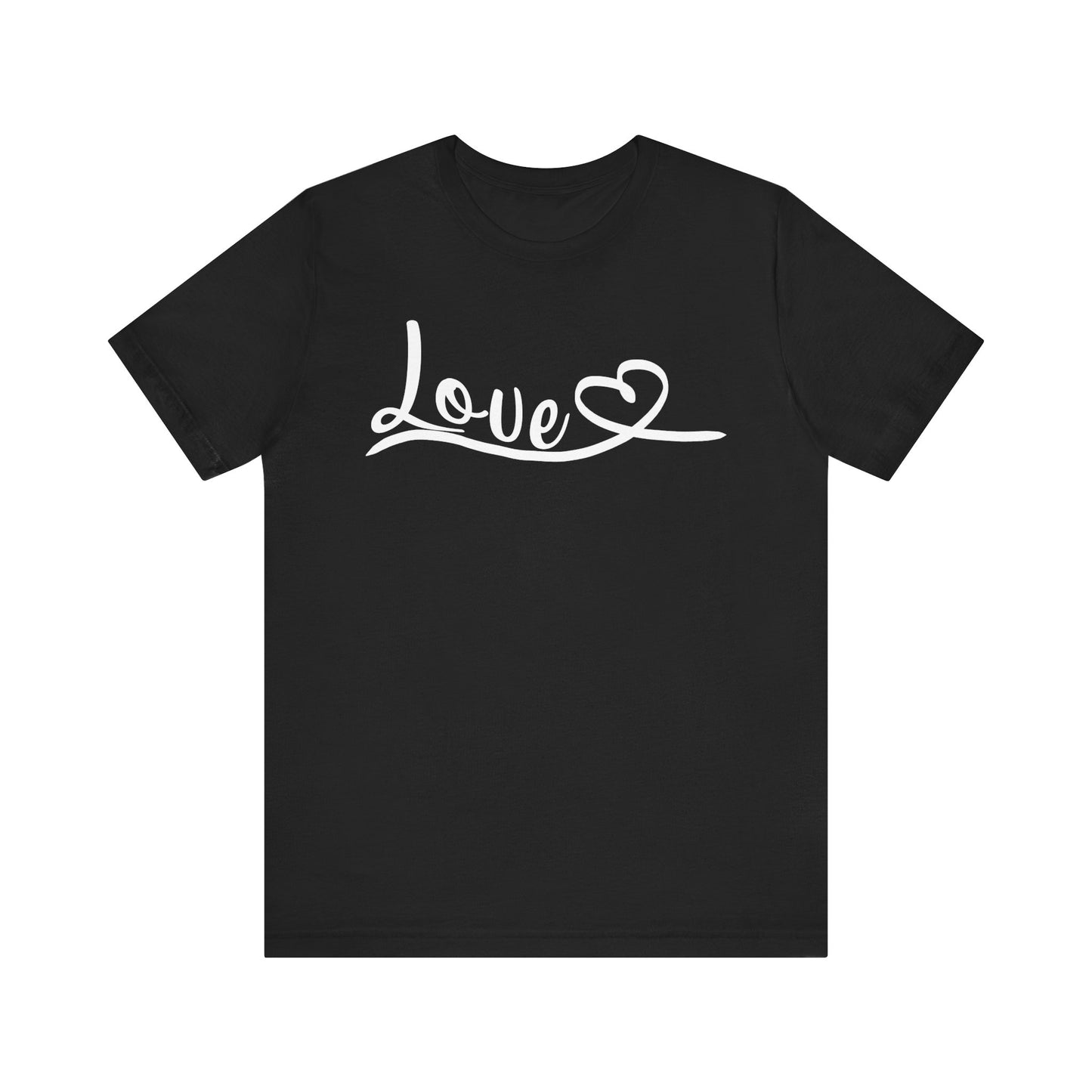 "Love in Every Thread" Unisex Jersey Short Sleeve Tee - Versatile Everyday Wear