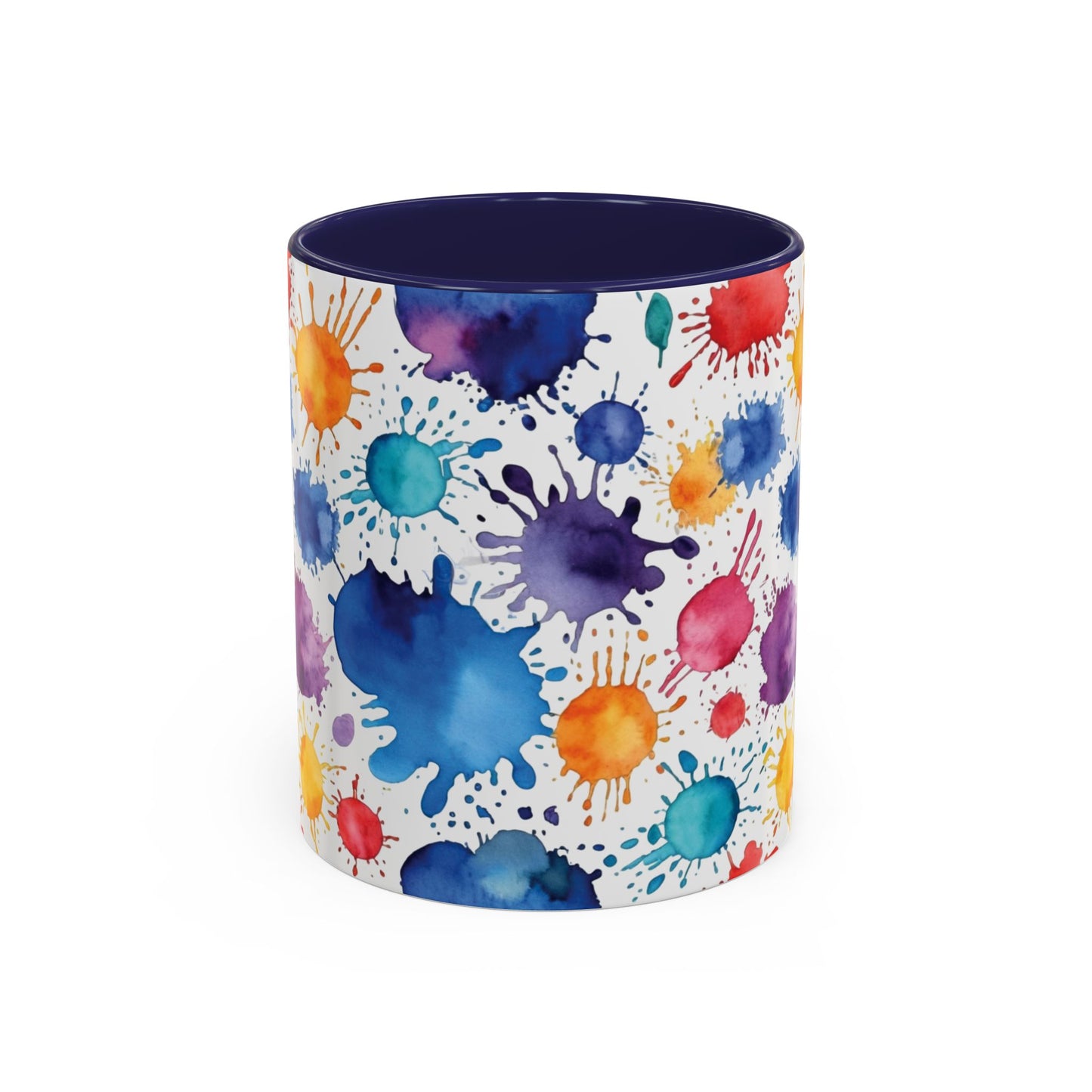 Coffee Mug: Splash Color Explosion Abstract Art Design