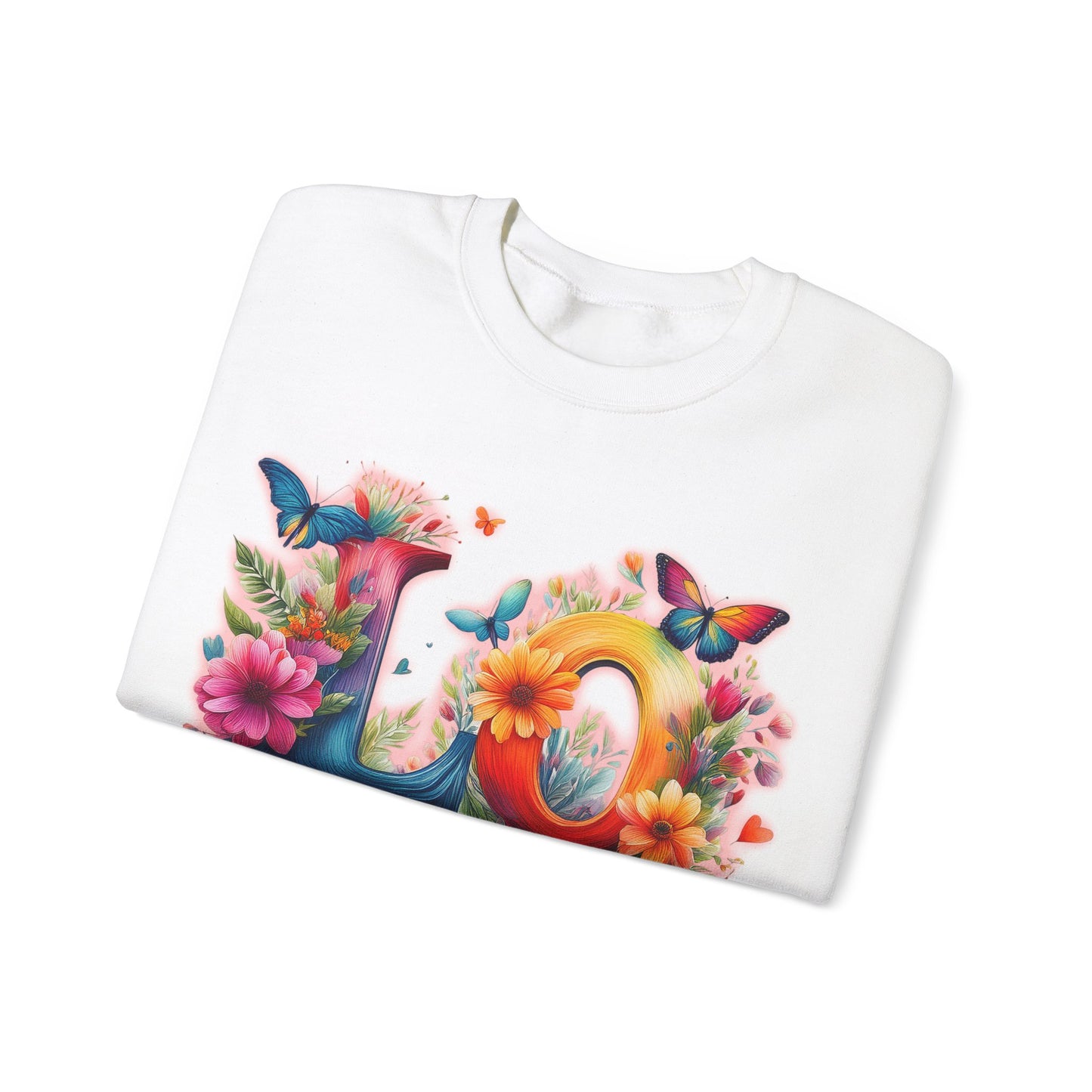 Blooming Love Design 2 - Unisex Sweatshirt for Valentines Day