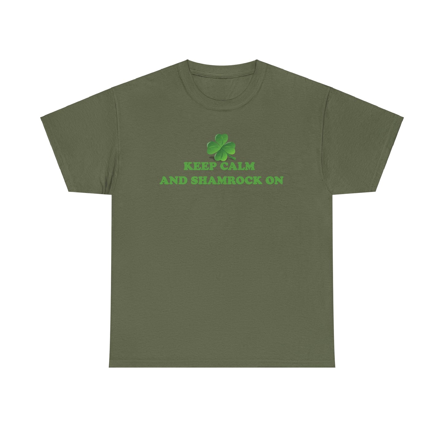 Keep Calm and Shamrock On - Unisex Tee - Irish, St Patrick's Day
