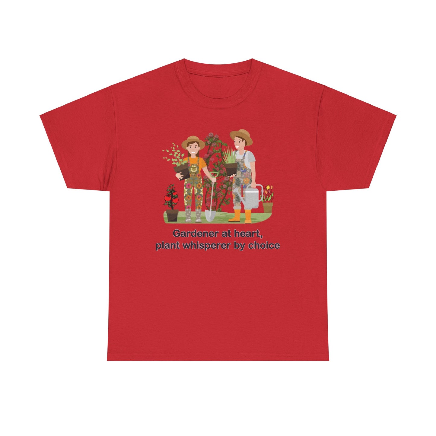Plant Lover Tee - Gardener at heart, plant whisperer by choice