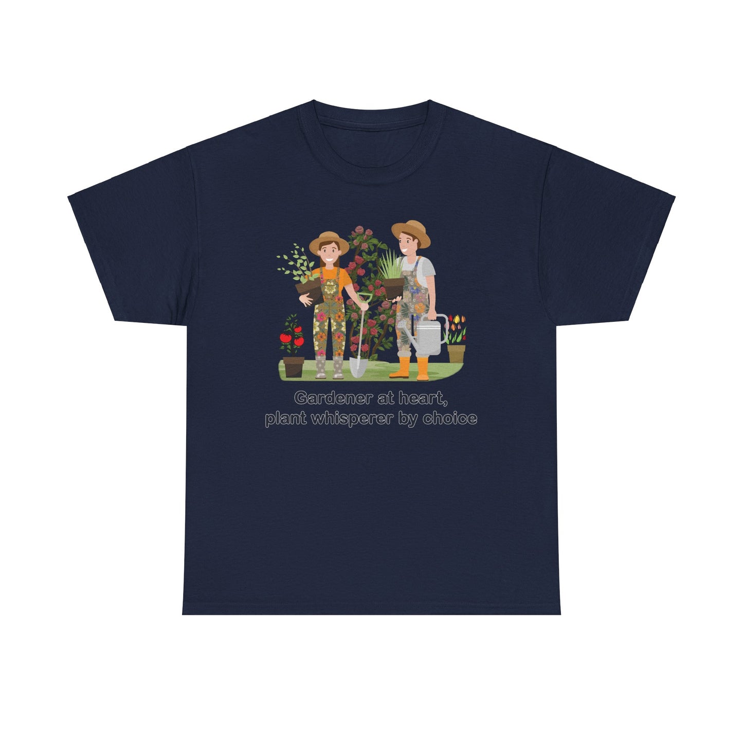 Plant Lover Tee - Gardener at heart, plant whisperer by choice