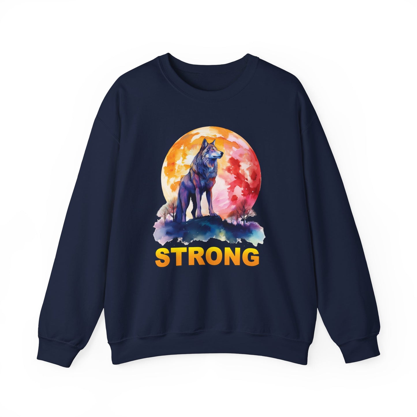 Lone Wolf Sweatshirt - STRONG Design