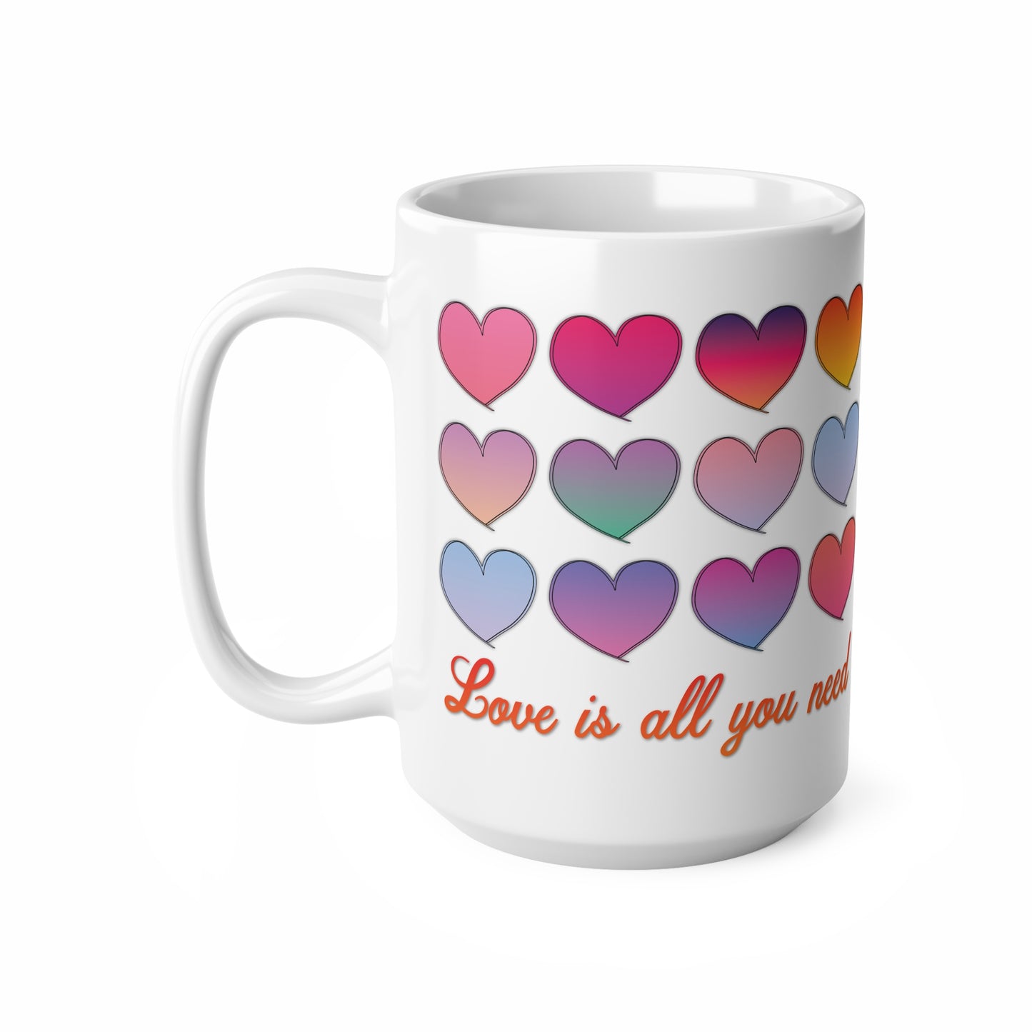 Mug - 'Love is all you need' Design Coffee Cup for Valentine's Day
