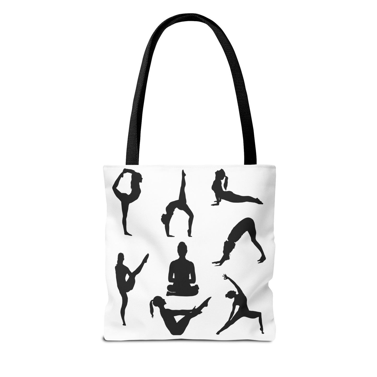 Yoga Tote Bag featuring YOGA Poses