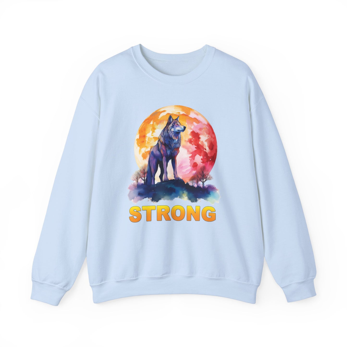 Lone Wolf Sweatshirt - STRONG Design