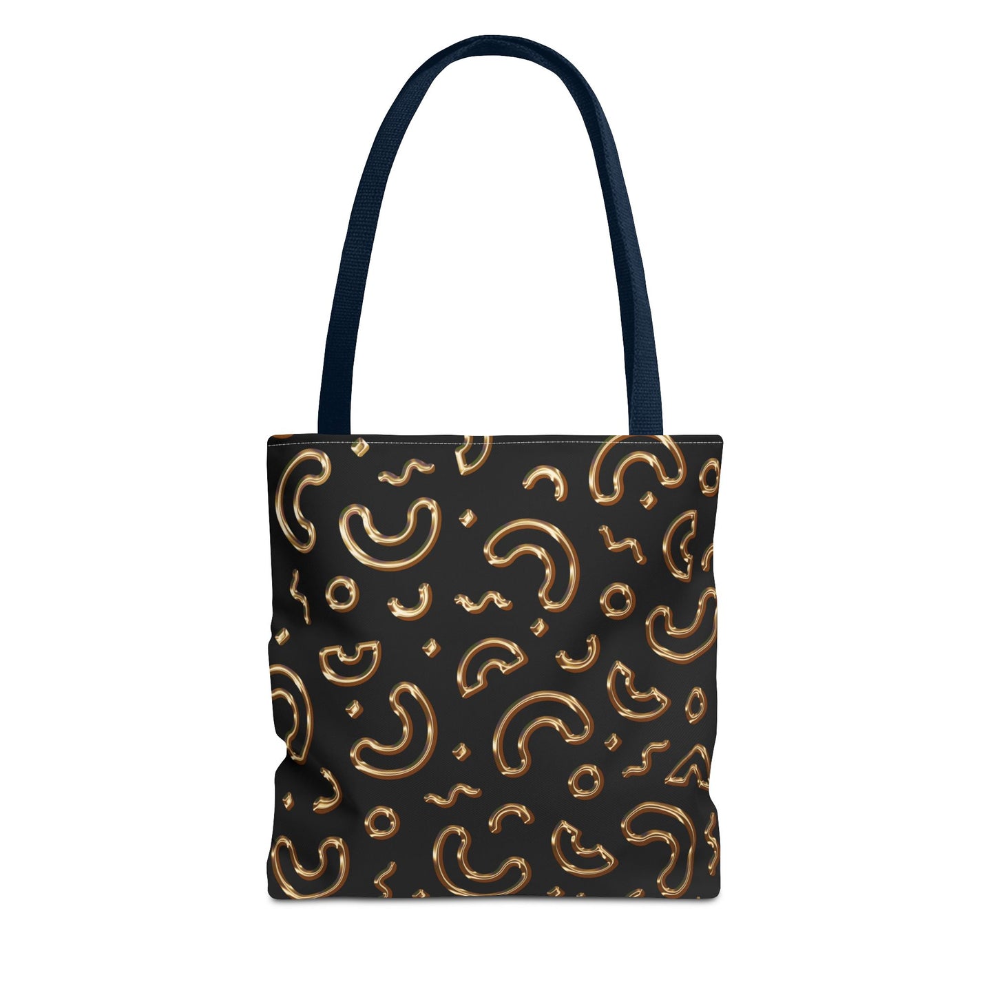 Gold Abstract Pattern Tote Bag - Stylish & Functional Everyday Accessory