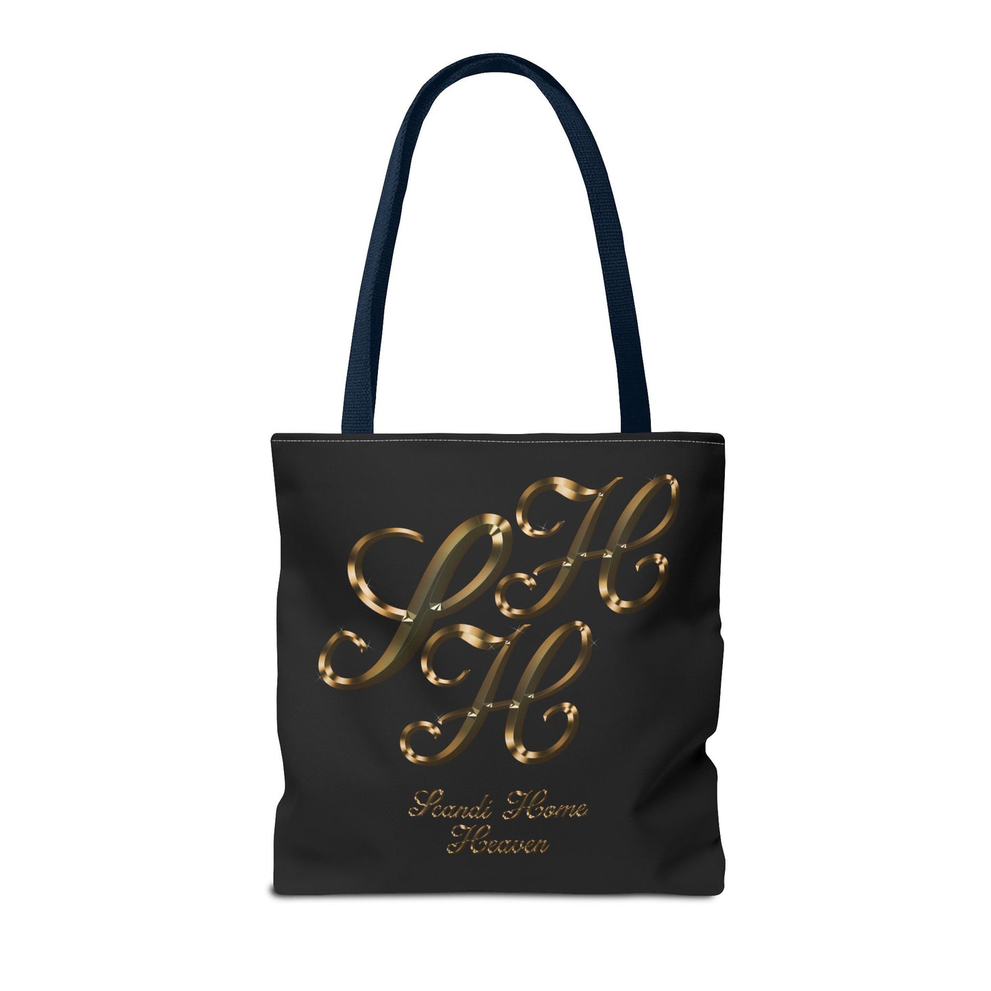 Tote Bag - Golden colored Scandi Home Heaven Designer Logo