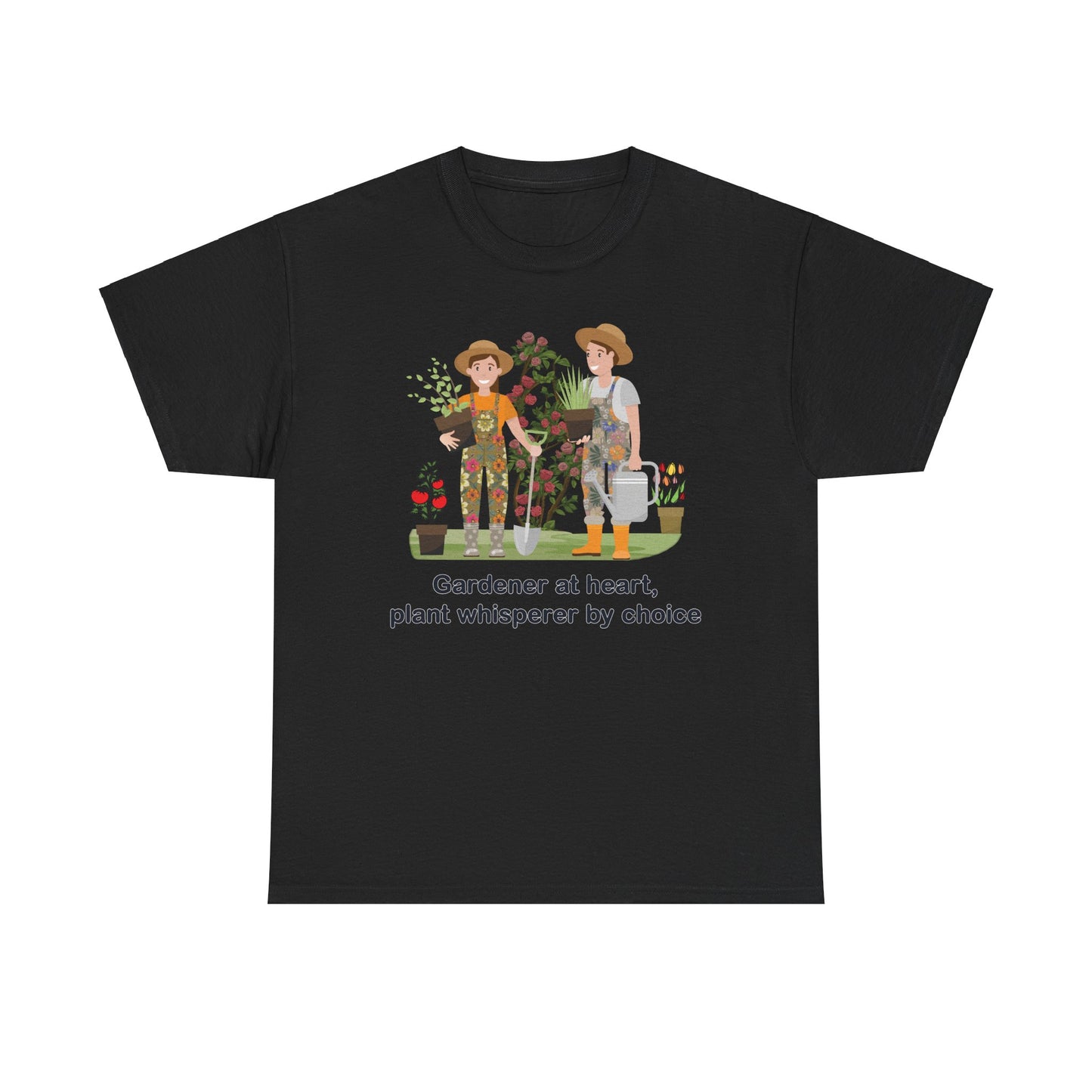 Plant Lover Tee - Gardener at heart, plant whisperer by choice