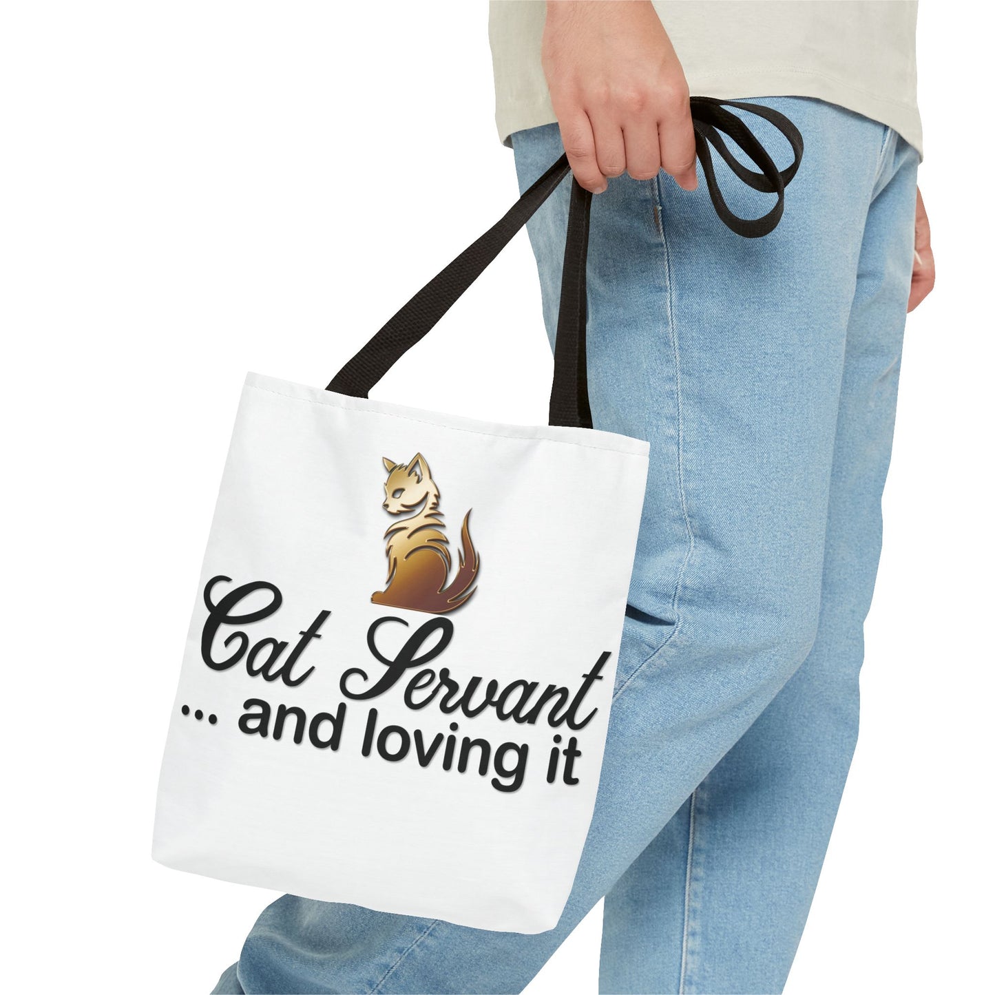 Cat Servant... and loving it - Tote Bag - Perfect Gift for Cat Lovers