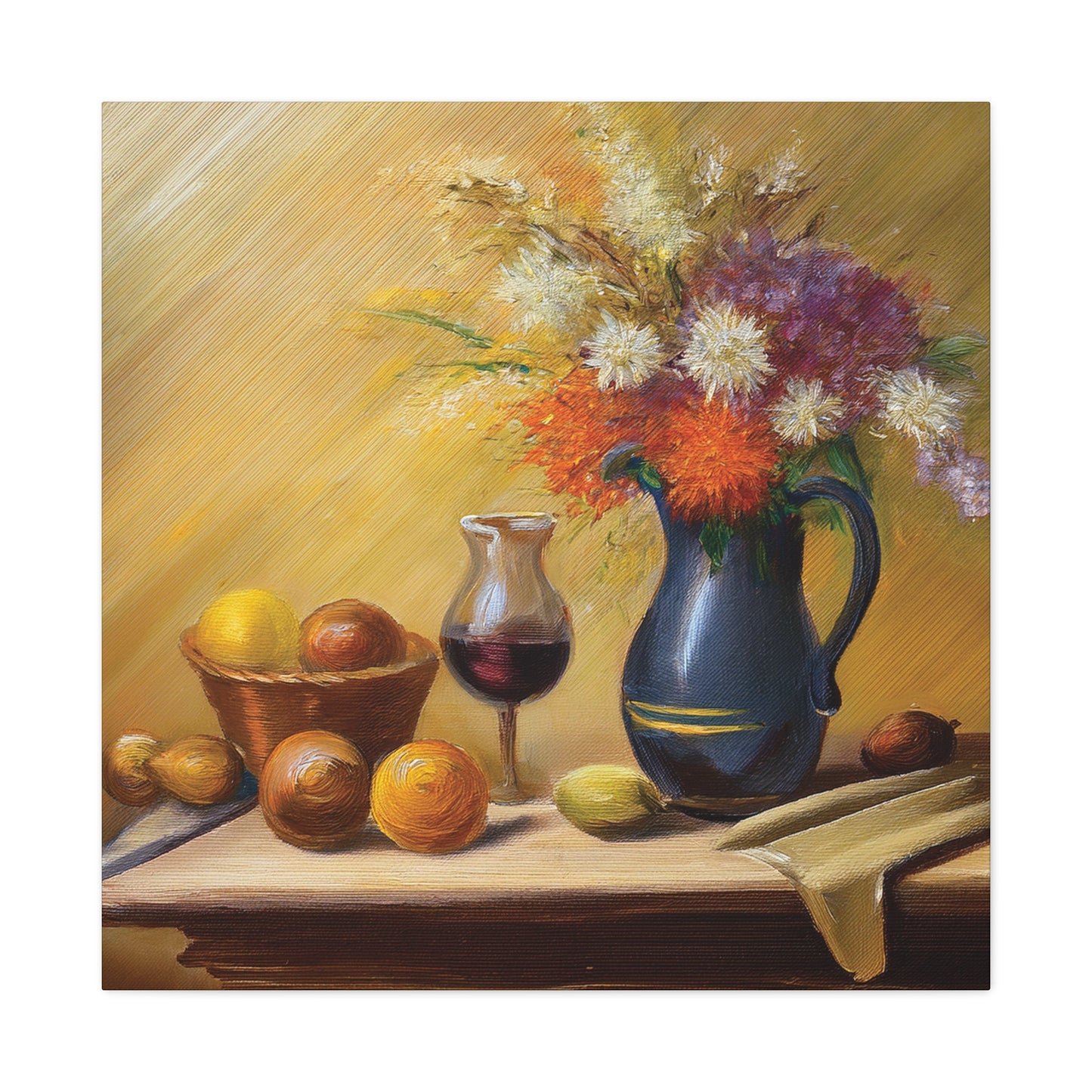 Canvas Print - Vibrant Still Life Symphony