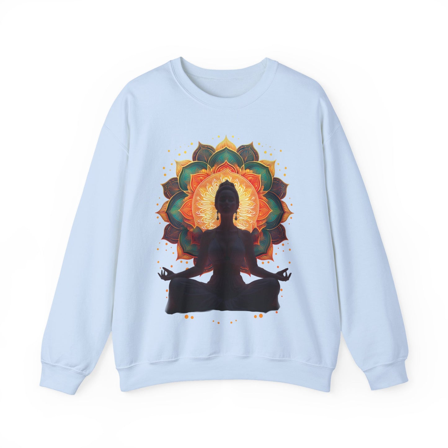 Zen Buddha Sweatshirt - Relaxation Gift, Meditation Apparel, Cozy Layer, Yoga Shirt, Spiritual Fashion, Mindfulness Outfit