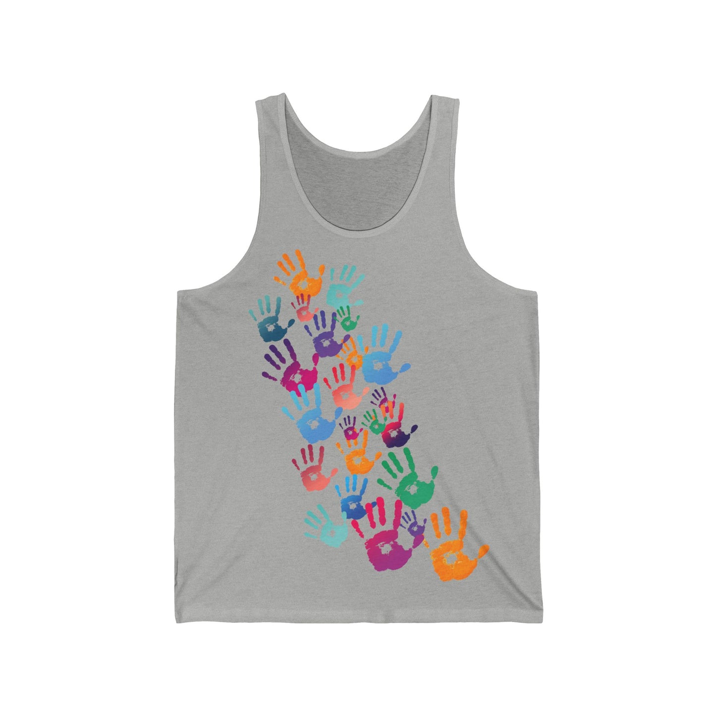 Colorful Handprints Tank Top