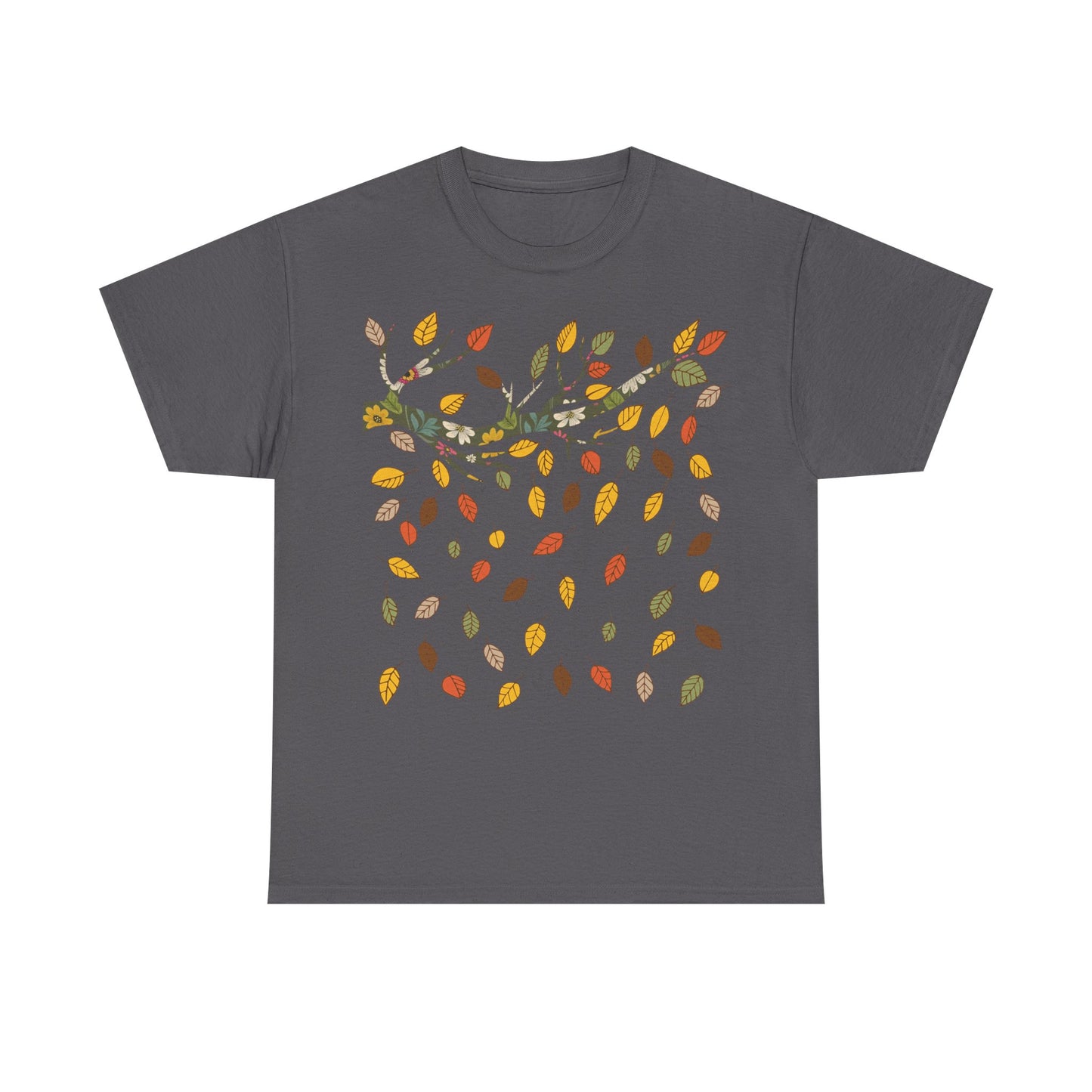 Fall Leaves Unisex Heavy Cotton Tee