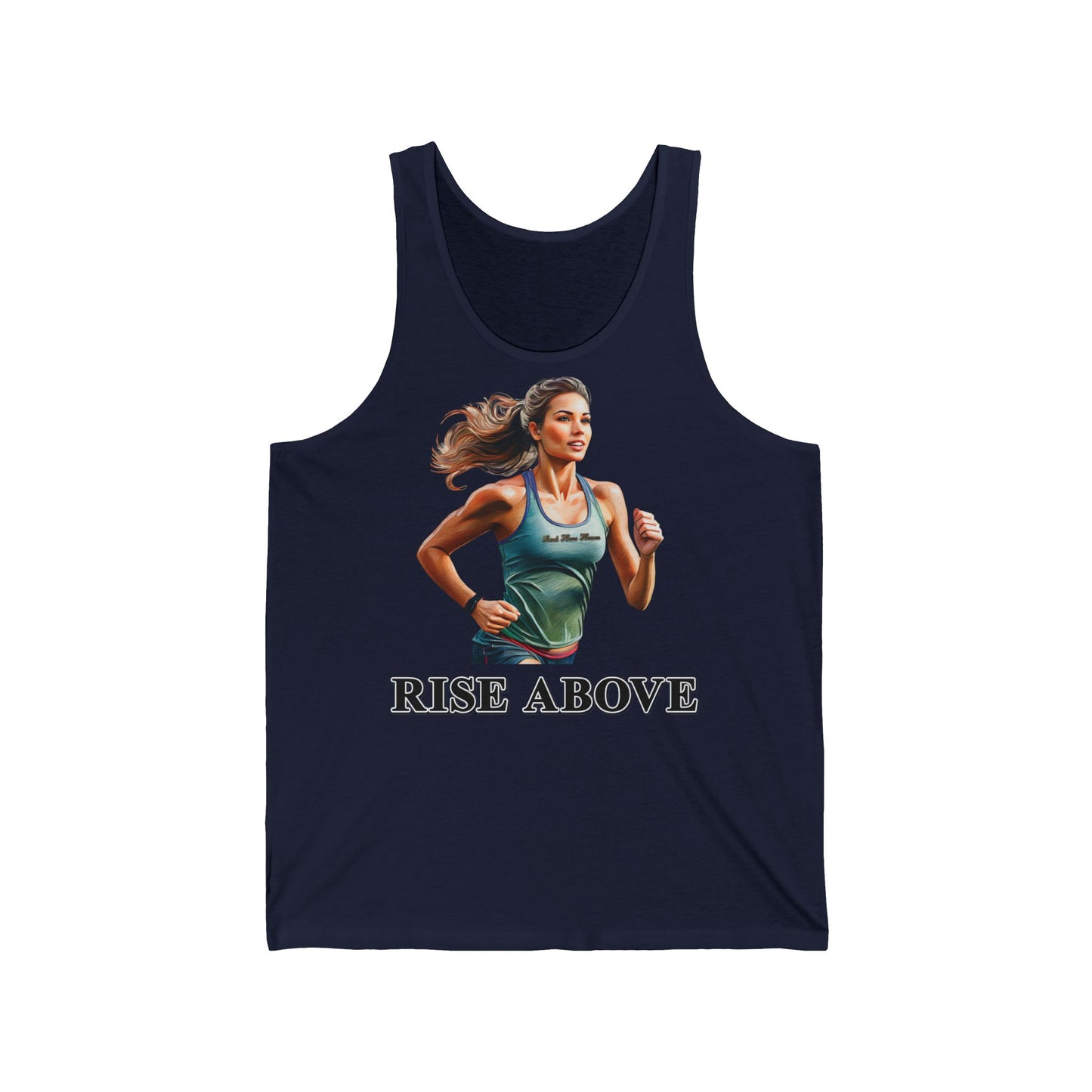 Motivational Tank Top - 'Rise Above' Design