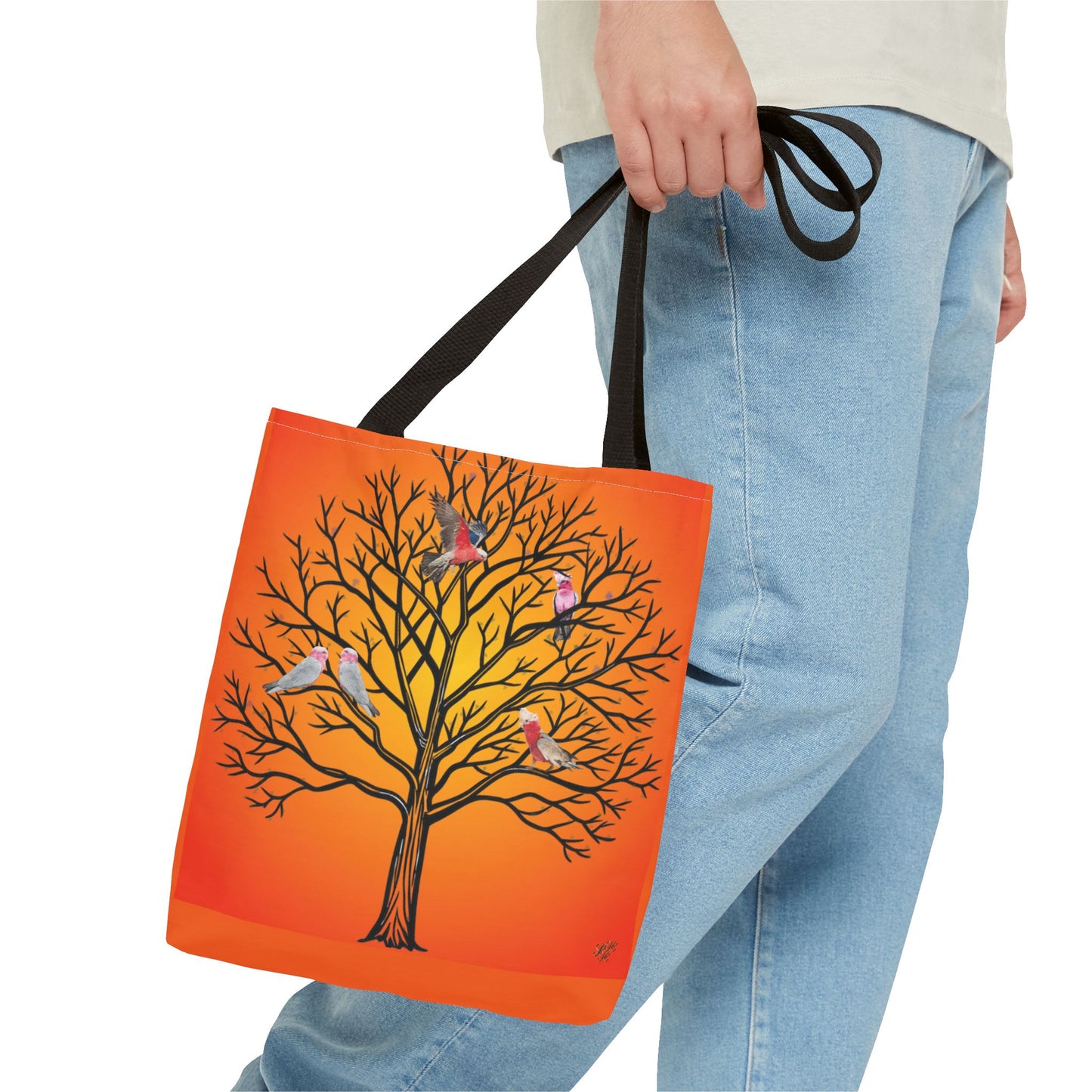 Tote Bag - Australian Pink and Gray Cockatoo (Galah) Digital Art Print