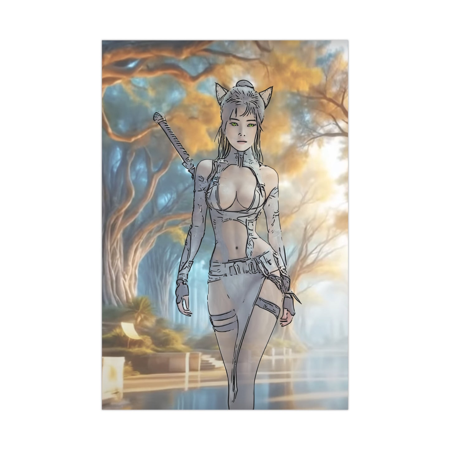 Anime Fantasy Matte Poster, Wall Art Decor, Bedroom Aesthetic, Unique Gift for Anime Lovers, Home Office Decoration