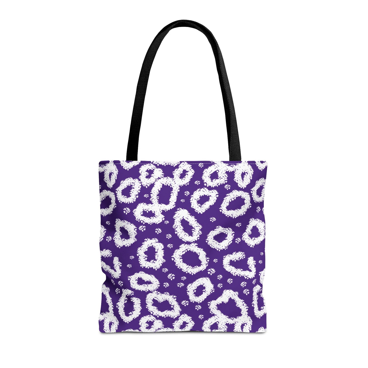 Purple Leopard Print Tote Bag - Stylish & Versatile for Everyday Use