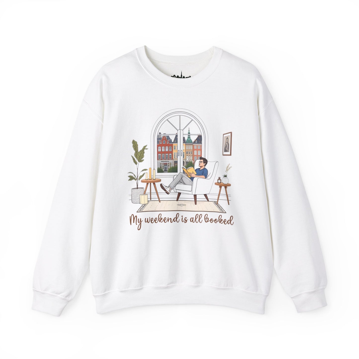 Bookworm Sweatshirt - My Weekend Is All Booked