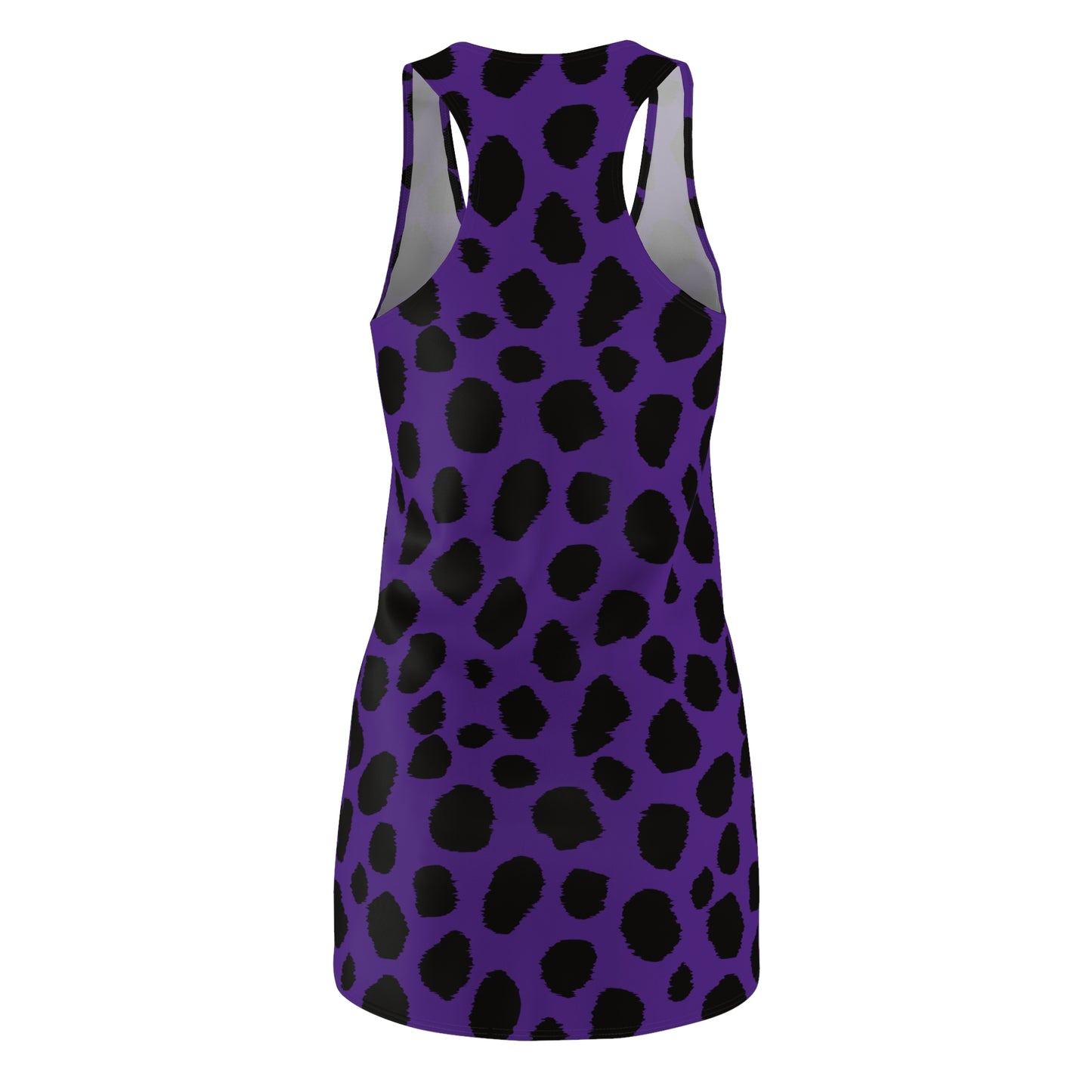 Purple Leopard Print Racerback Dress - Stylish Summer Outfit for Women