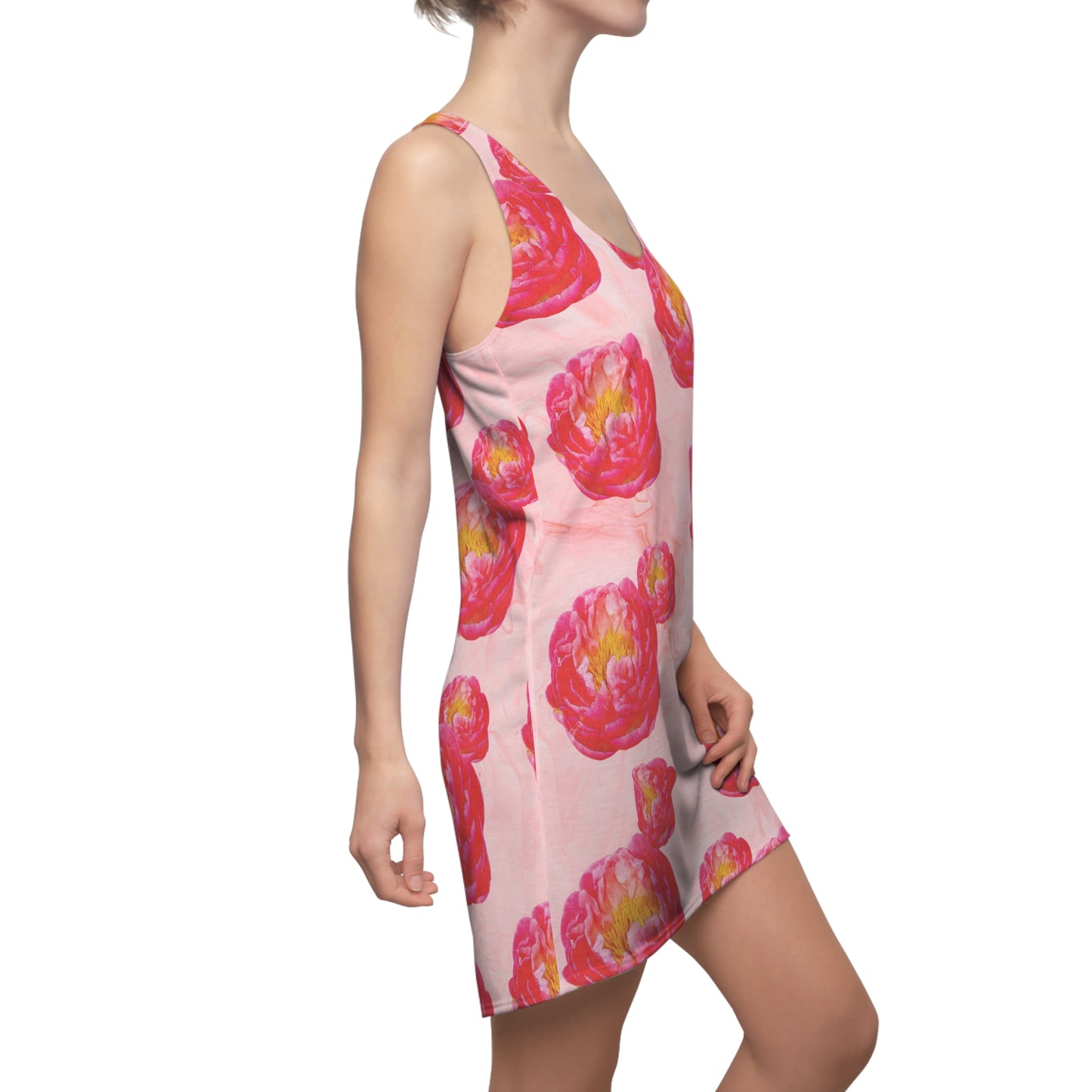 'Peone' Pattern Design - Racerback Dress