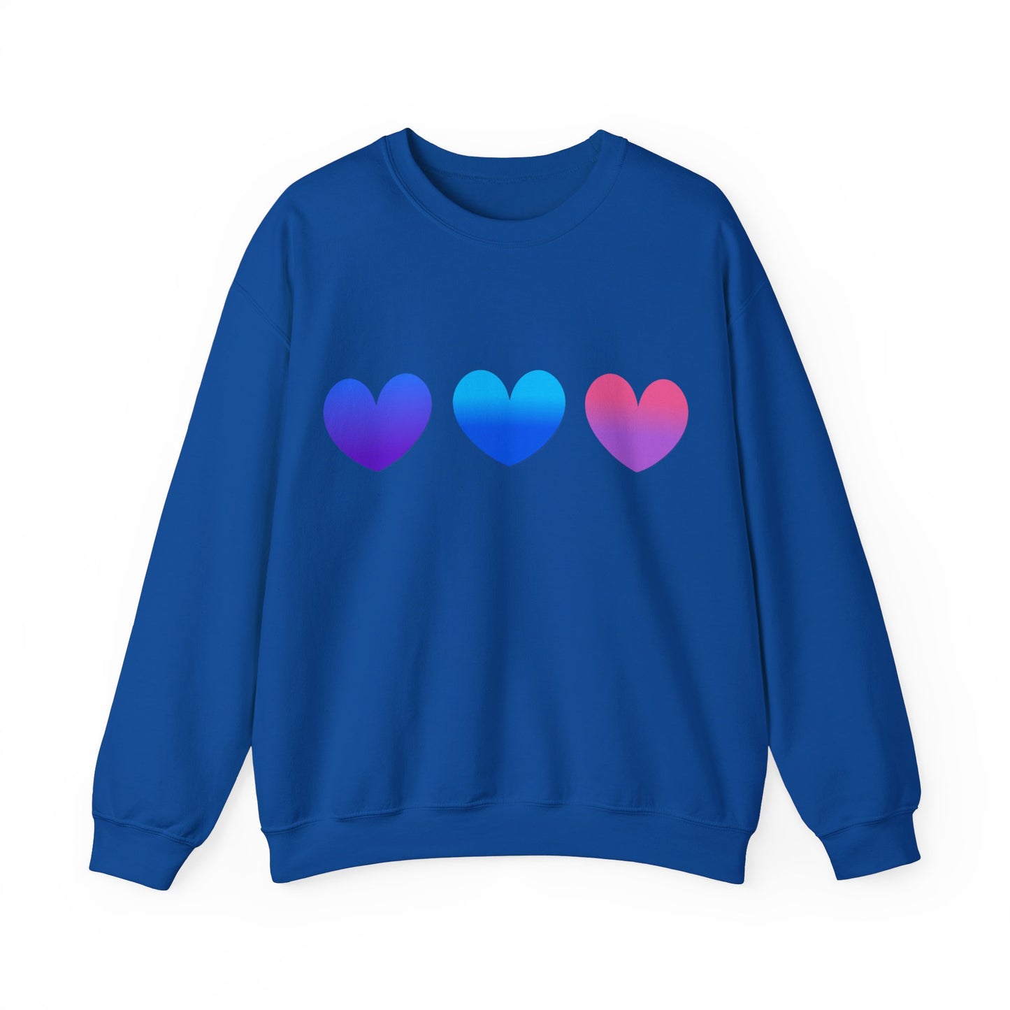 Love Heart Design Unisex Sweatshirt for Valentines Day