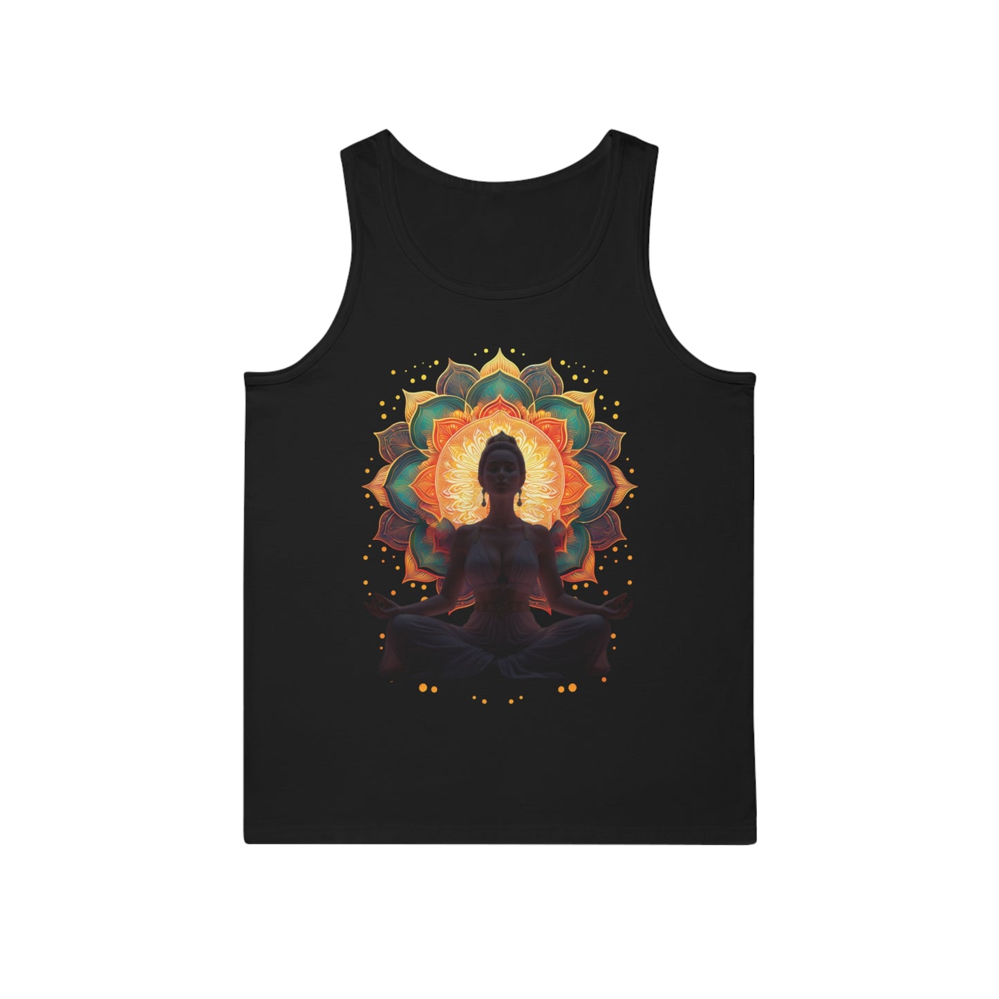 Meditation Goddess Unisex Tank Top | Yoga Wear, Zen Apparel, Spiritual Gift, Summer Outfit, Mindfulness Clothing