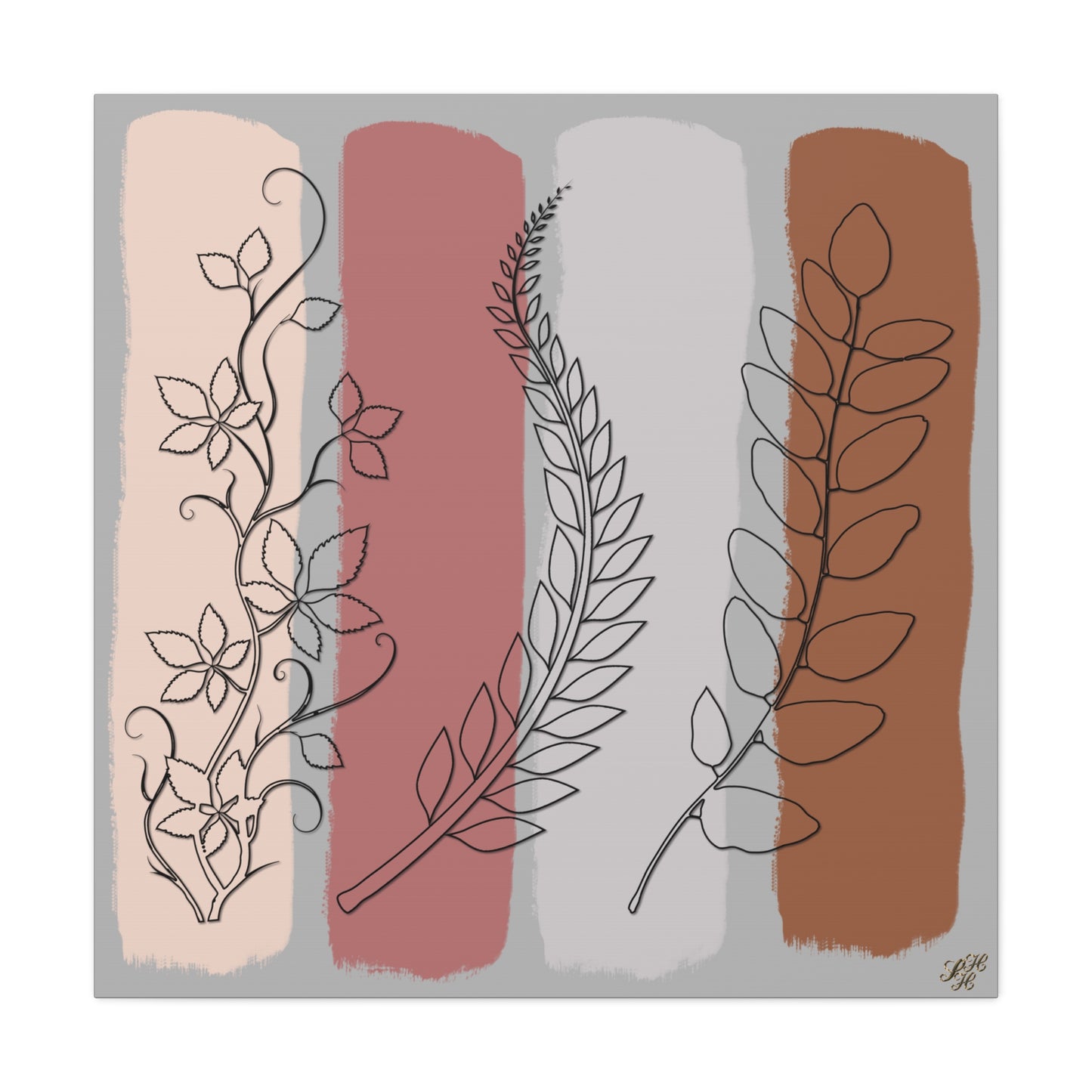 Botanical Wall Art Canvas - Nature-Inspired Home Décor