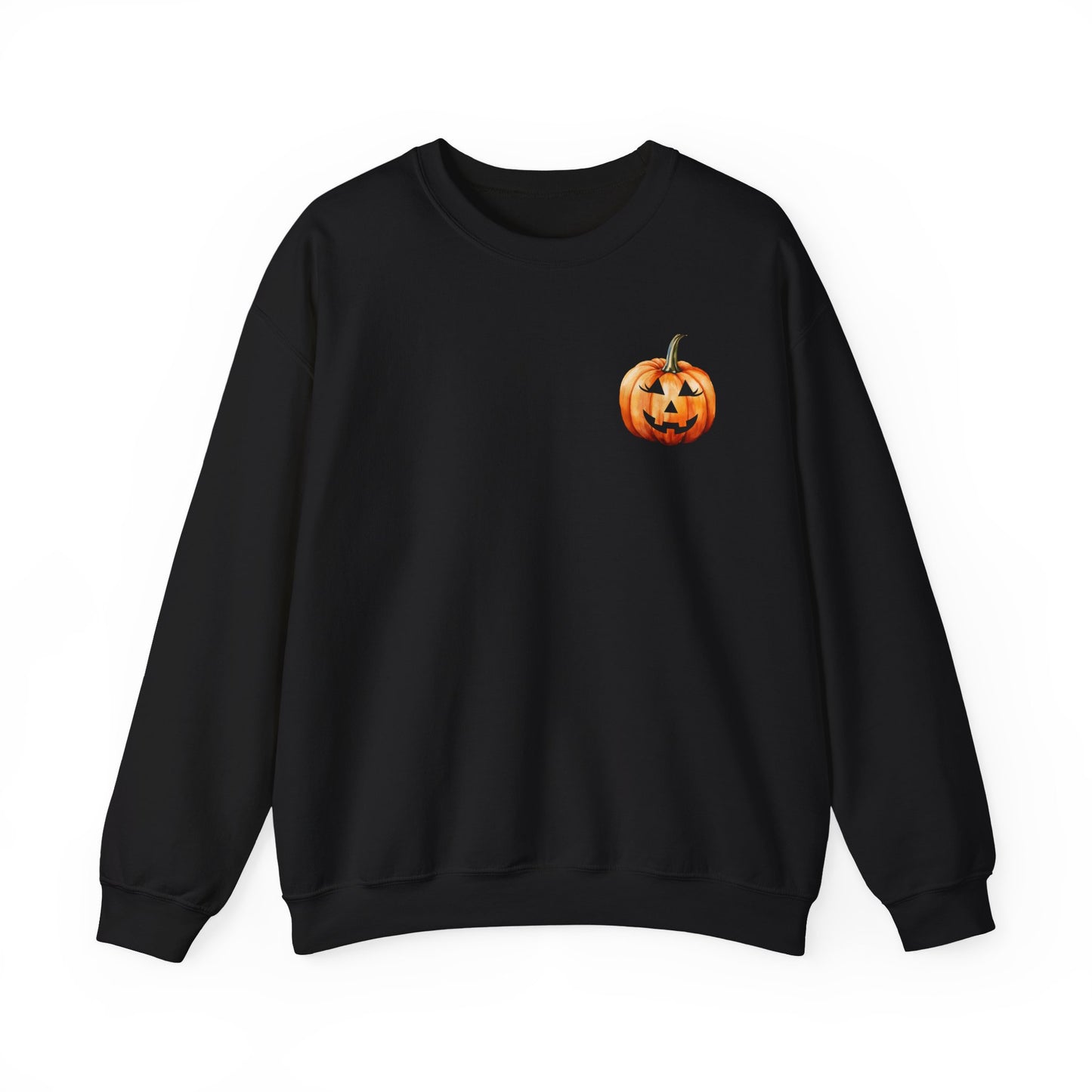 ๐ Embrace Autumn Magic - Pumpkin Bliss Collection for Cozy Season Vibes โจ2 - Halloween Pumpkin Crewneck Sweatshirt | Cozy Fall Fashion, Unisex Sweater, Casual Wear, Gift for Halloween Lovers, Autumn Style