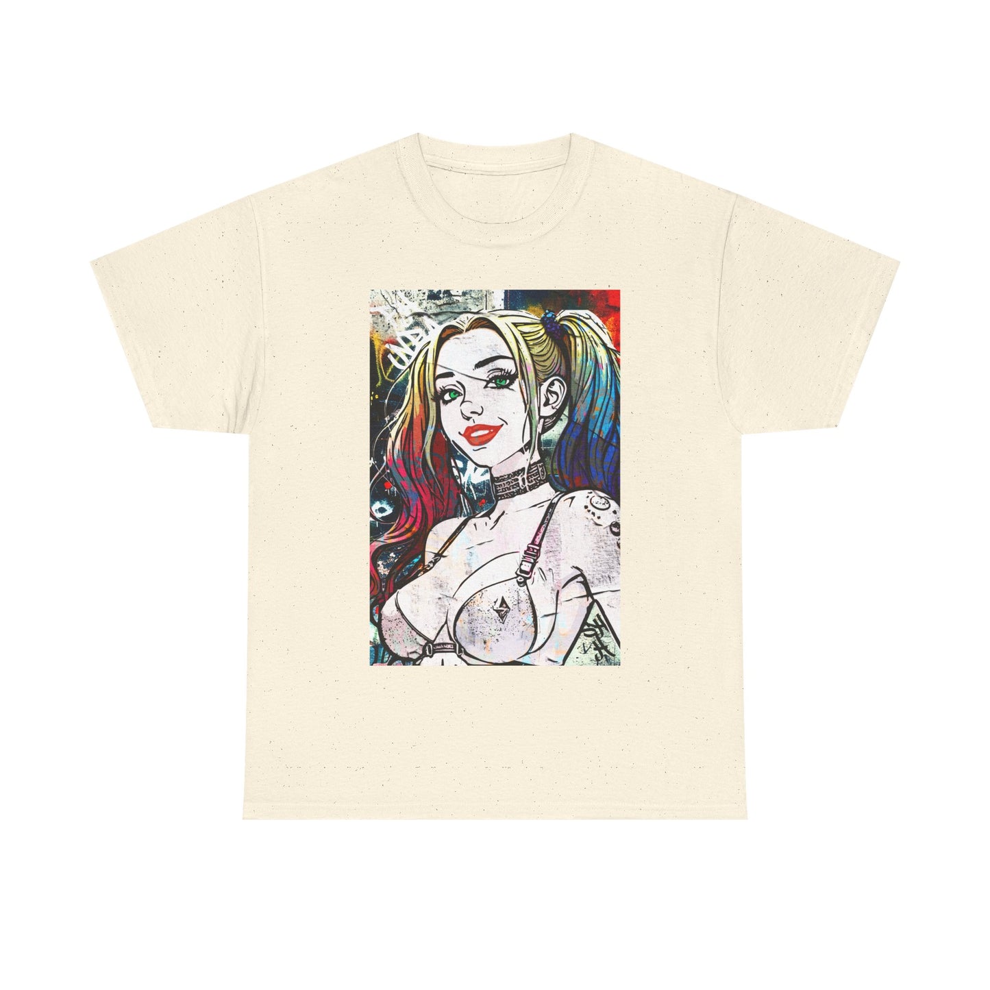 Rebel Radiance: Bold Beauty, Street Soul — Wear or Display Your Fierce, Fearless Expression - Harley-Inspired Graphic Tee, Streetwear T-Shirt, Edgy Casual Outfit, Gift for Comics Lovers, Art Inspired Apparel