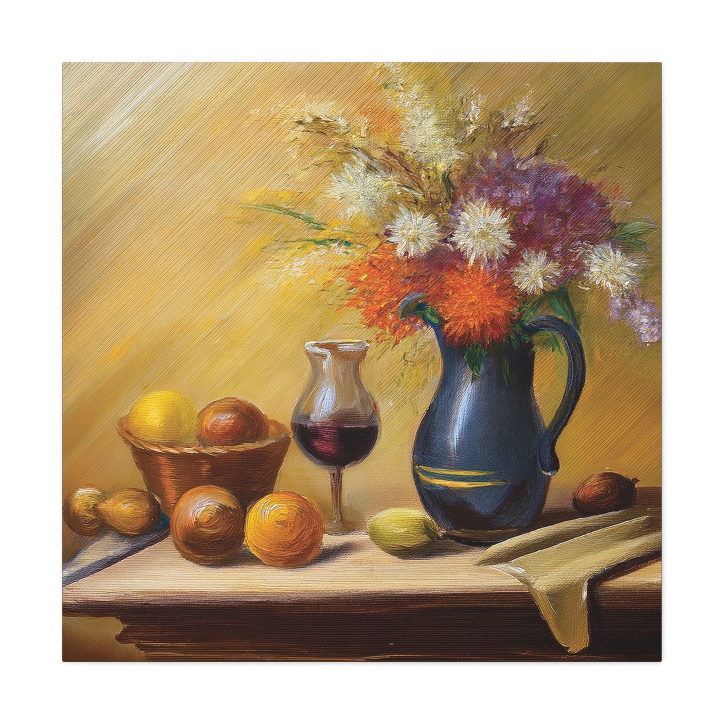 Canvas Print - Vibrant Still Life Symphony