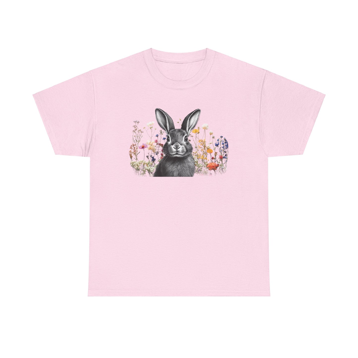 Easter - Unisex Tee - Easter Bunny in the Meadow