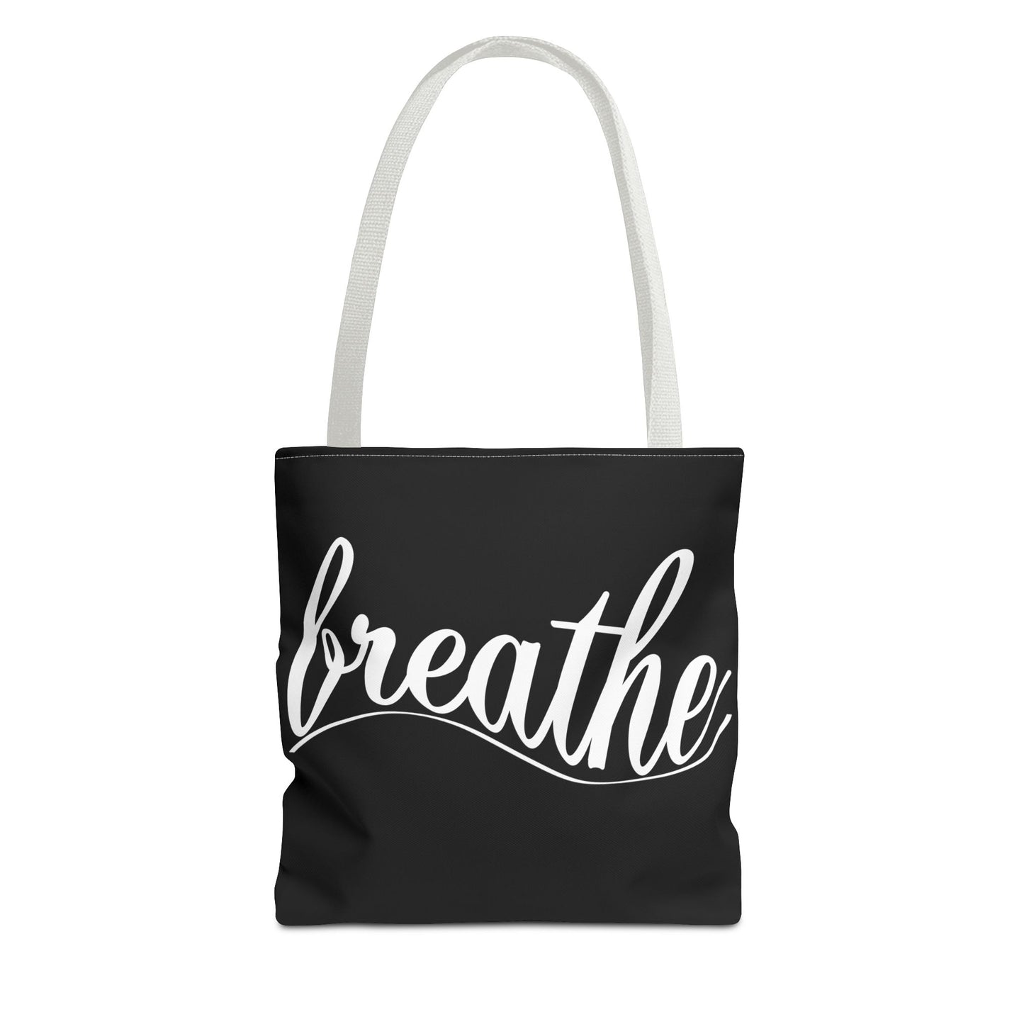 Inspirational 'Breathe' Tote Bag - Motivational Everyday Carry
