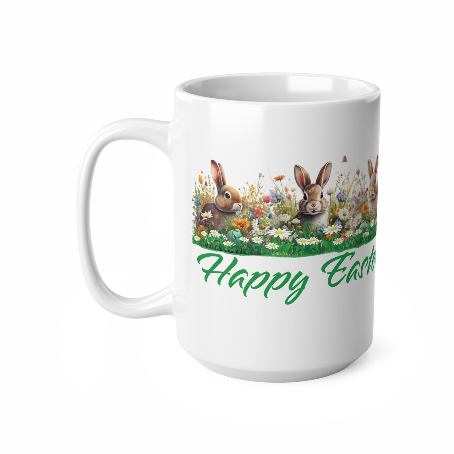Mug - Happy Easter 2025 Ceramic Coffee Cup 11oz/15oz