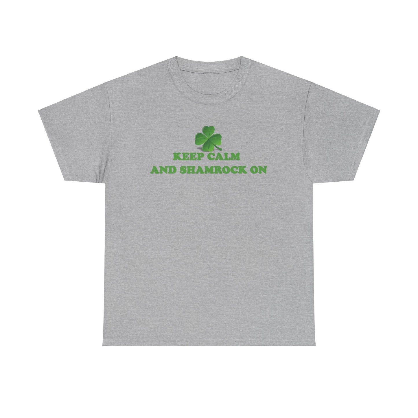 Keep Calm and Shamrock On - Unisex Tee - Irish, St Patrick's Day
