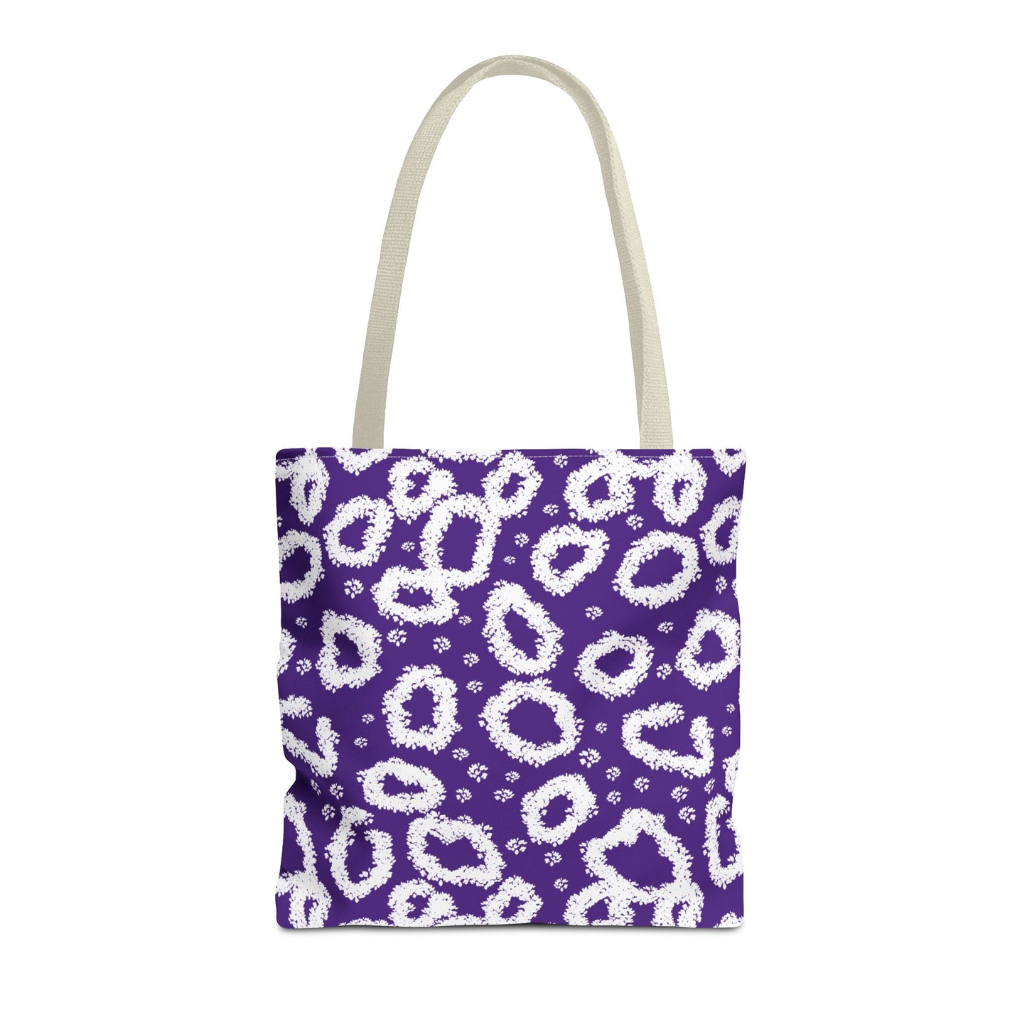 Purple Leopard Print Tote Bag - Stylish & Versatile for Everyday Use