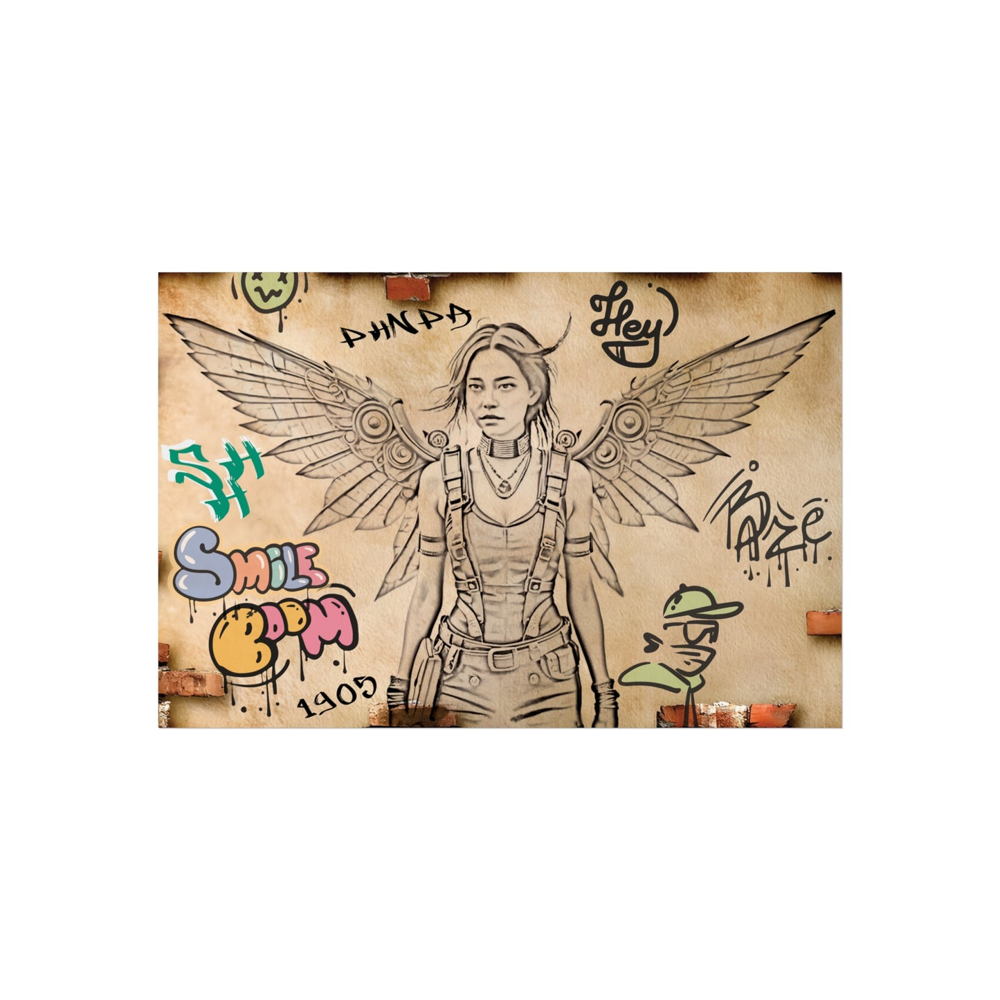 Urban Art Print, Inspirational Wall Decor, Graffiti Poster, Home Decor, Unique Gift for Art Lovers