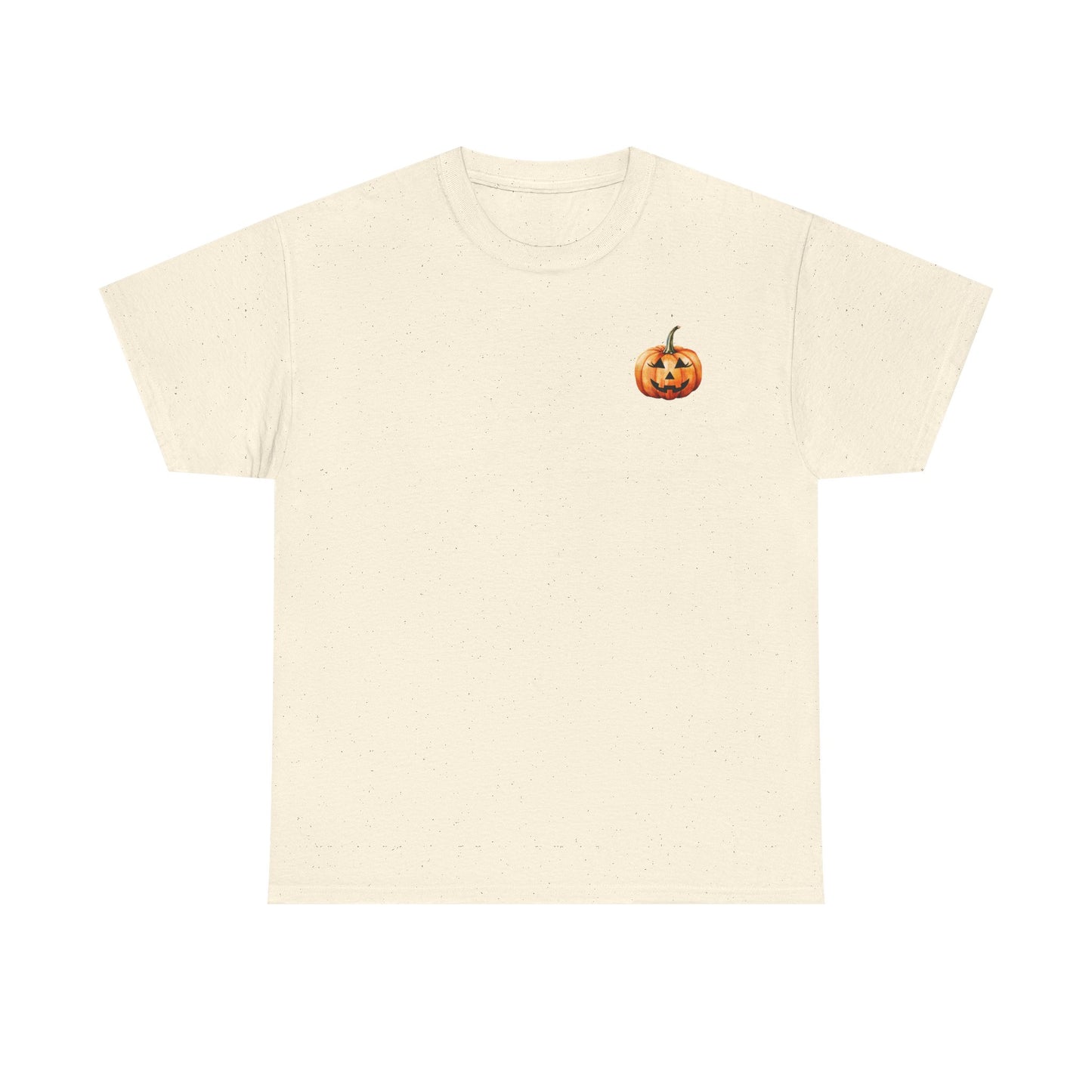 ๐ Embrace Autumn Magic - Pumpkin Bliss Collection for Cozy Season Vibes โจ - Harvest Vibes Pumpkin Cotton Tee | Fall Shirt, Halloween Apparel, Autumn Fashion, Unisex Graphic Tee, Gift for Pumpkin Lovers
