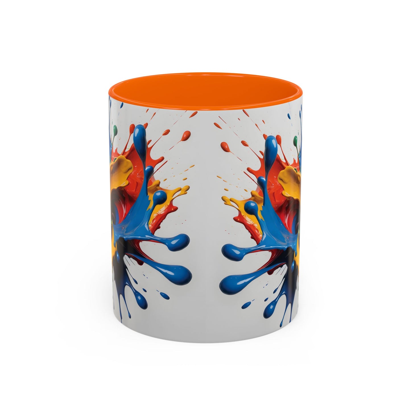 Coffee Mug: Splash of Joy Color Explosion Abstract Art Design