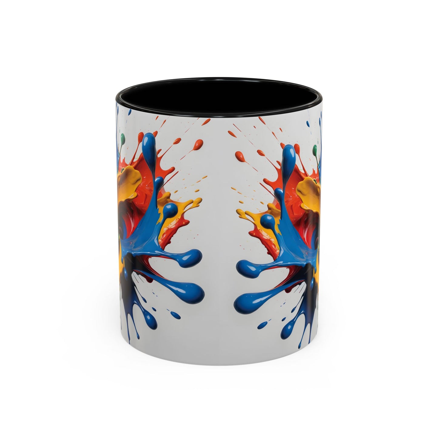 Coffee Mug: Splash of Joy Color Explosion Abstract Art Design