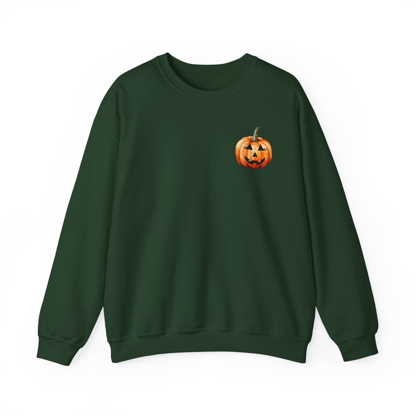 ๐ Embrace Autumn Magic - Pumpkin Bliss Collection for Cozy Season Vibes โจ2 - Halloween Pumpkin Crewneck Sweatshirt | Cozy Fall Fashion, Unisex Sweater, Casual Wear, Gift for Halloween Lovers, Autumn Style
