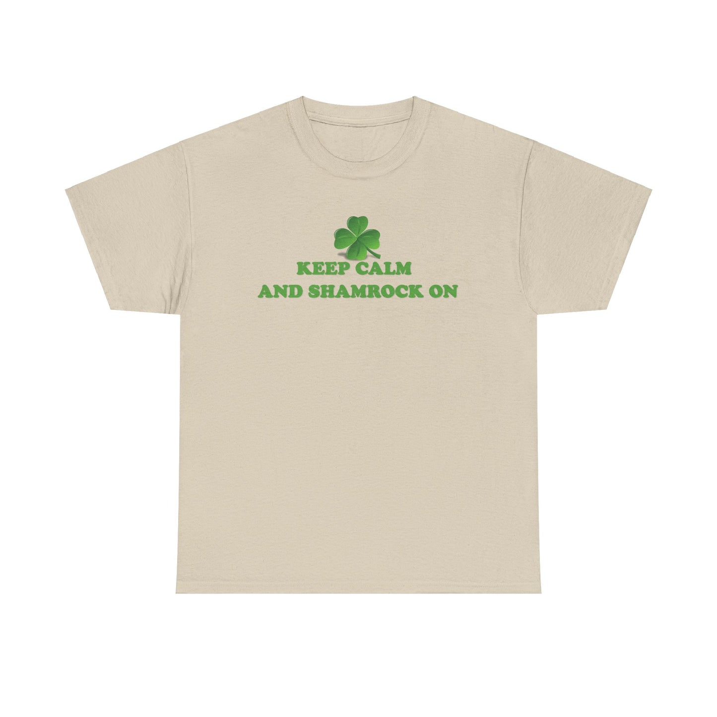 Keep Calm and Shamrock On - Unisex Tee - Irish, St Patrick's Day