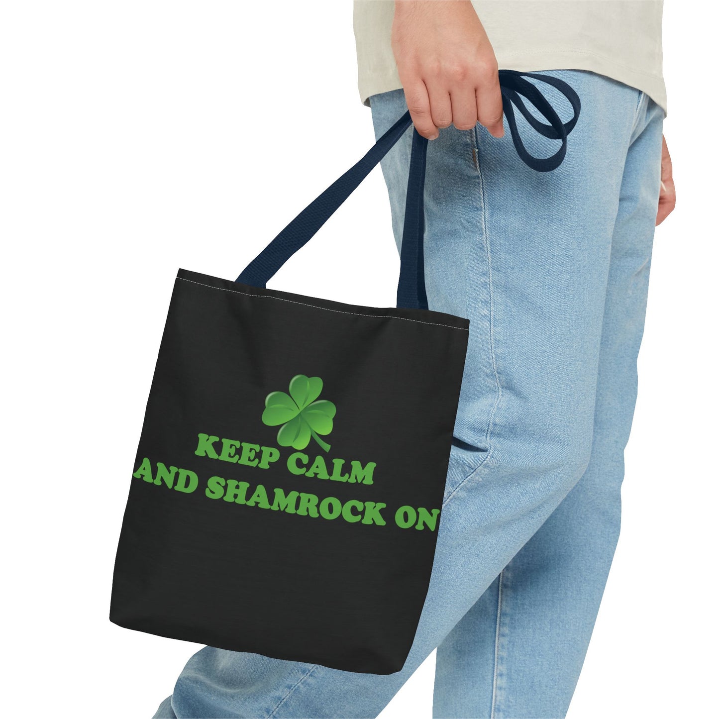 St. Patrick's Day Tote Bag - Keep Calm and Shamrock On