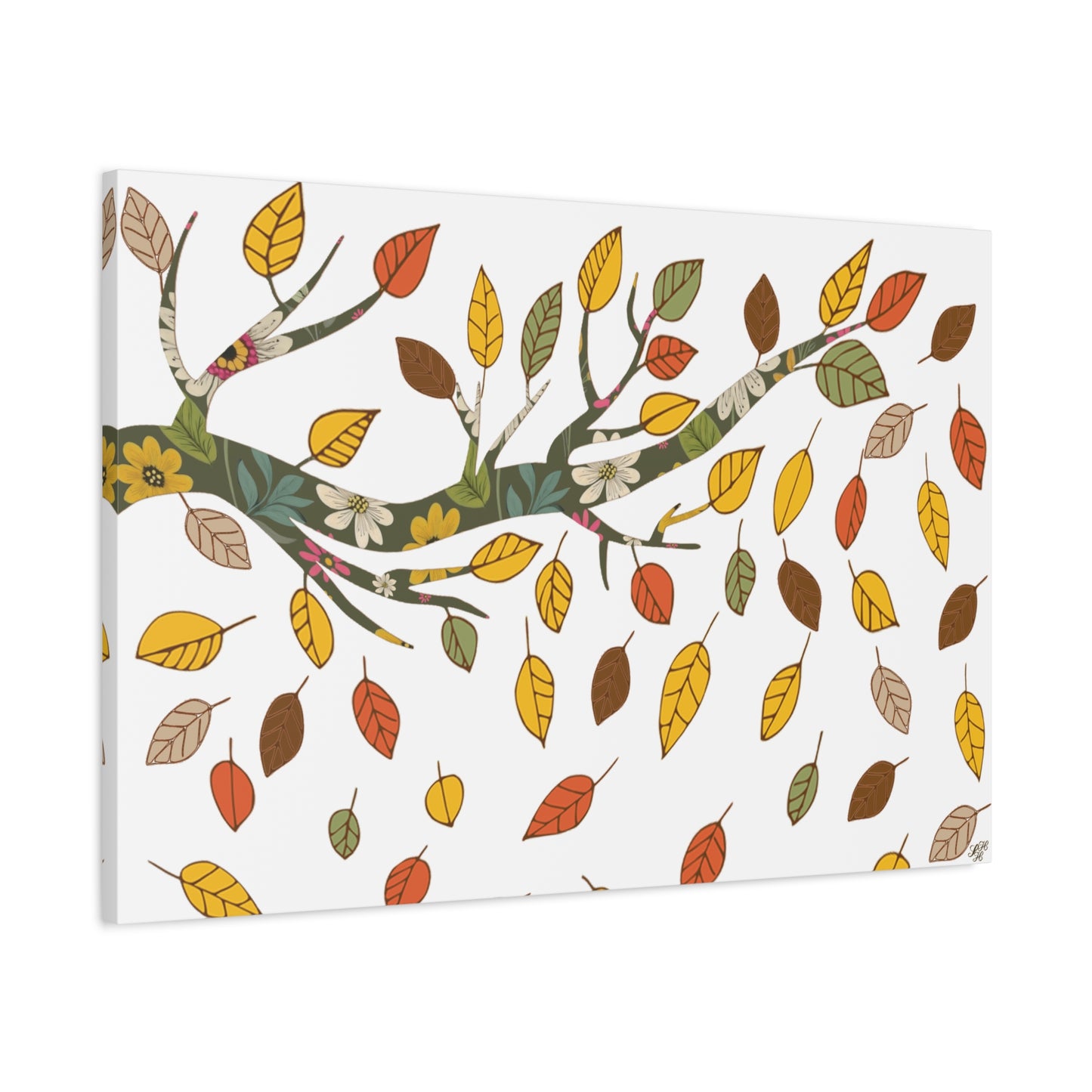 Autumn Leaves Canvas Art