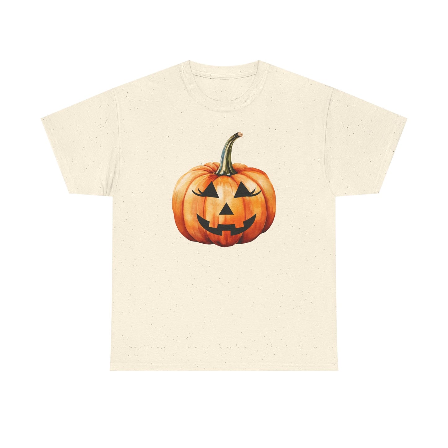 ๐ Embrace Autumn Magic - Pumpkin Bliss Collection for Cozy Season Vibes โจ - Harvest Vibes Pumpkin Cotton Tee | Fall Shirt, Halloween Apparel, Autumn Fashion, Unisex Graphic Tee, Gift for Pumpkin Lovers