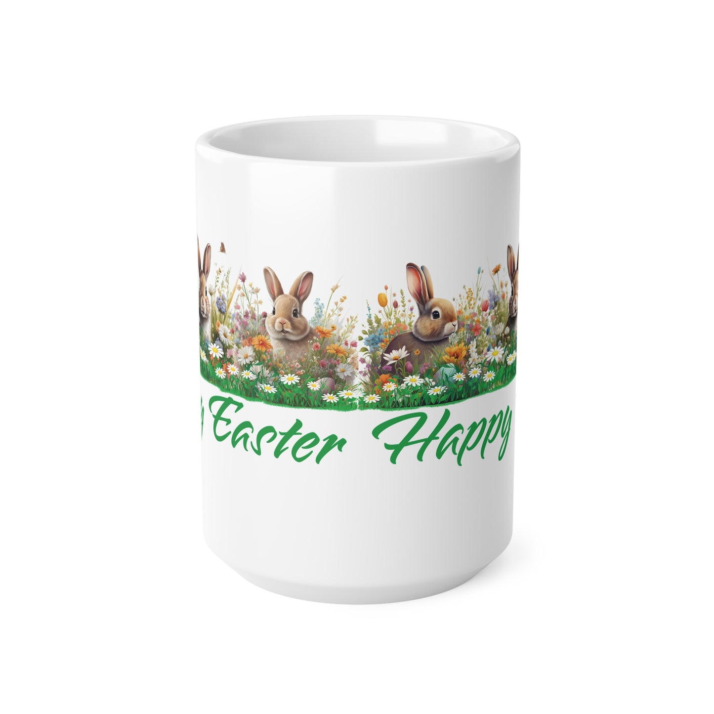 Mug - Happy Easter 2025 Ceramic Coffee Cup 11oz/15oz