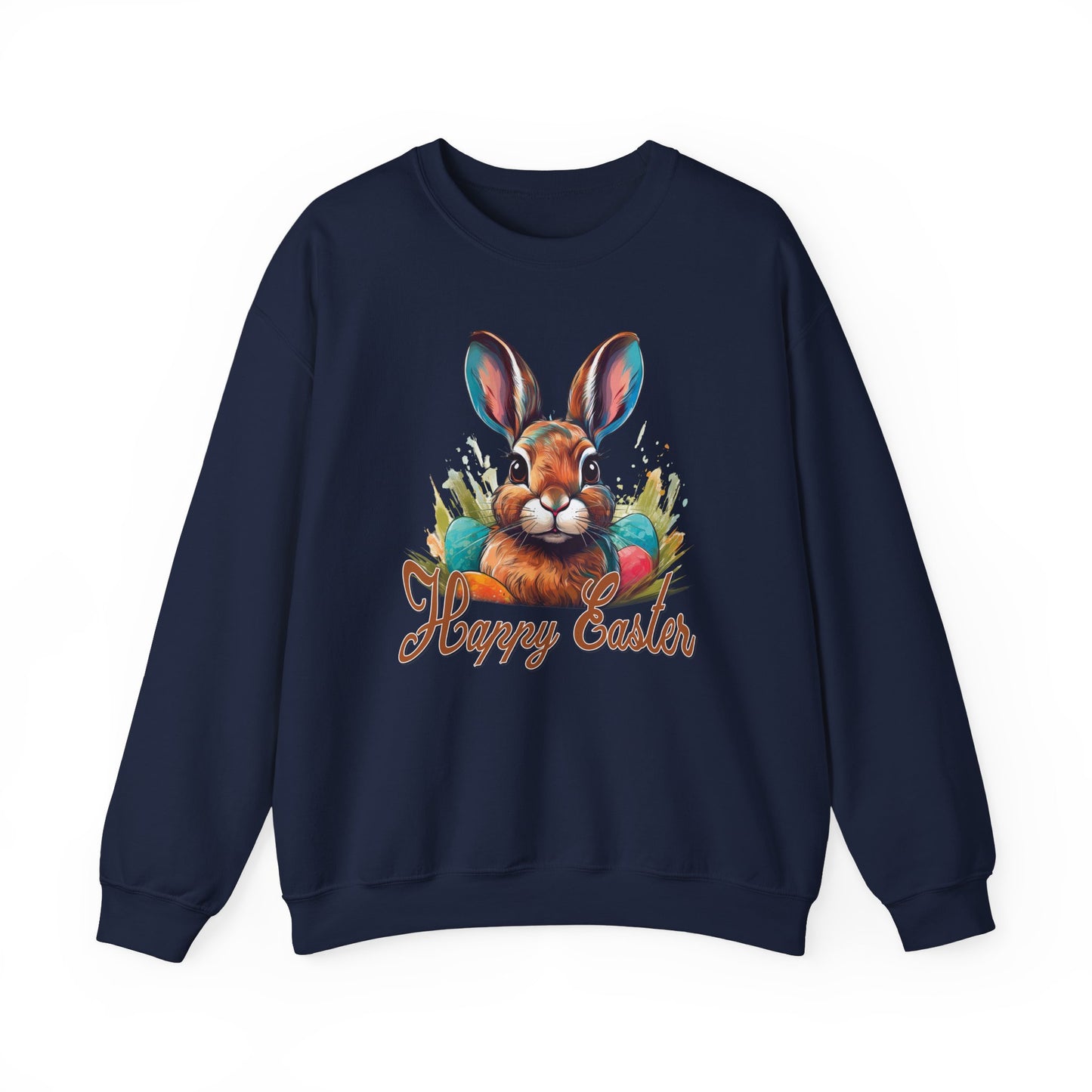 Easter - Happy Easter Bunny Design Crewneck Sweatshirt