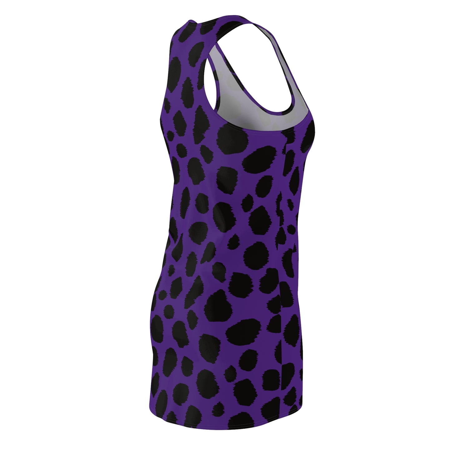 Purple Leopard Print Racerback Dress - Stylish Summer Outfit for Women