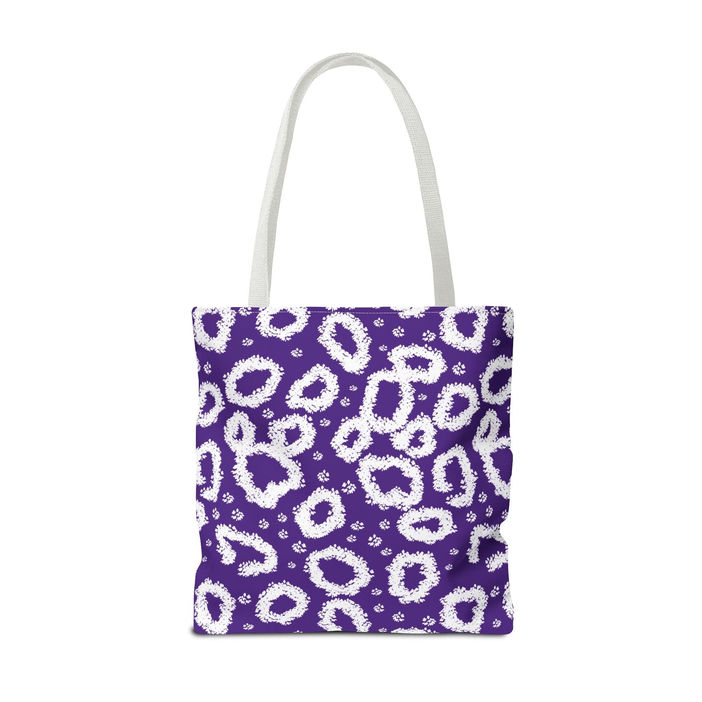 Purple Leopard Print Tote Bag - Stylish & Versatile for Everyday Use